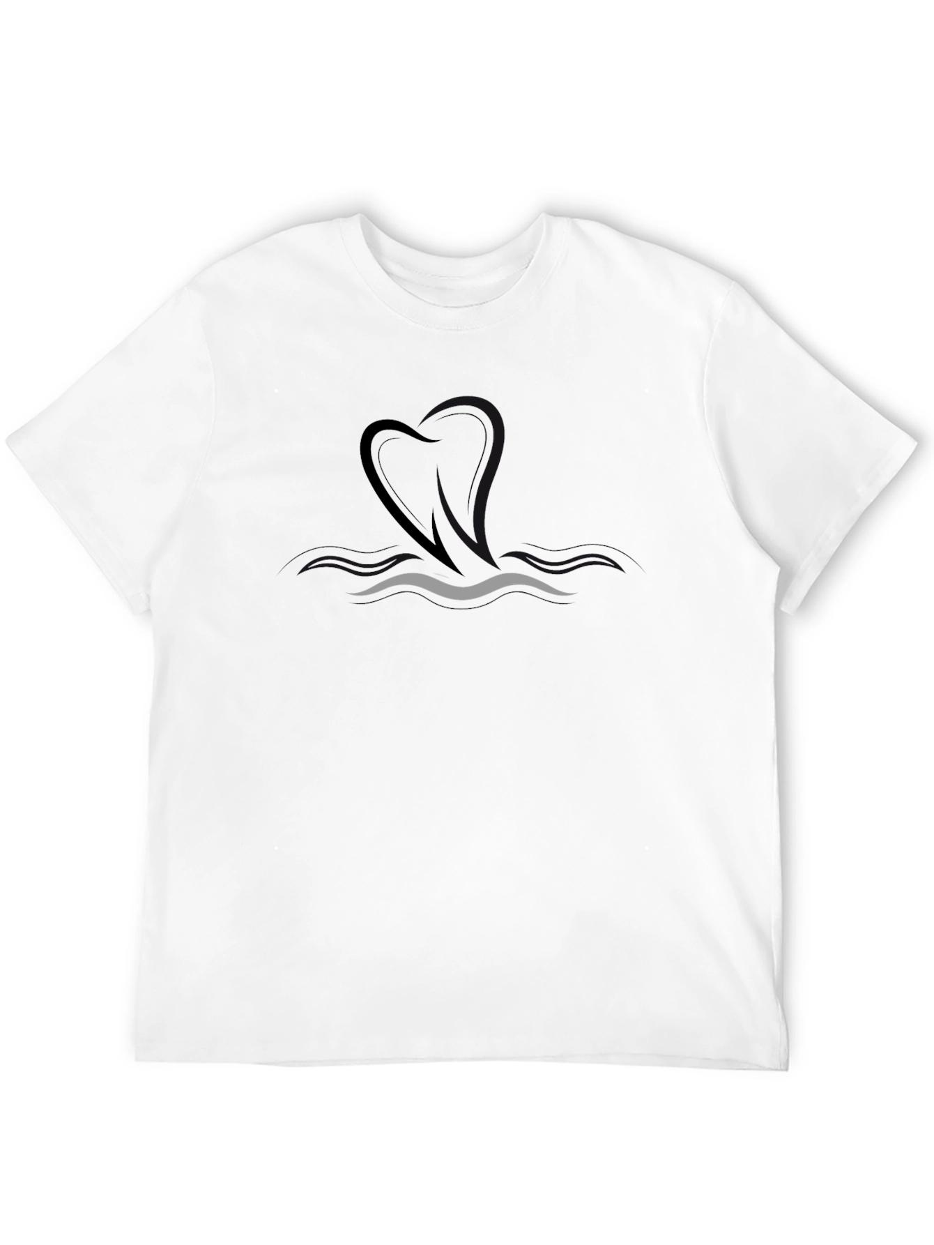 Minimalist Swan Graphic Tee