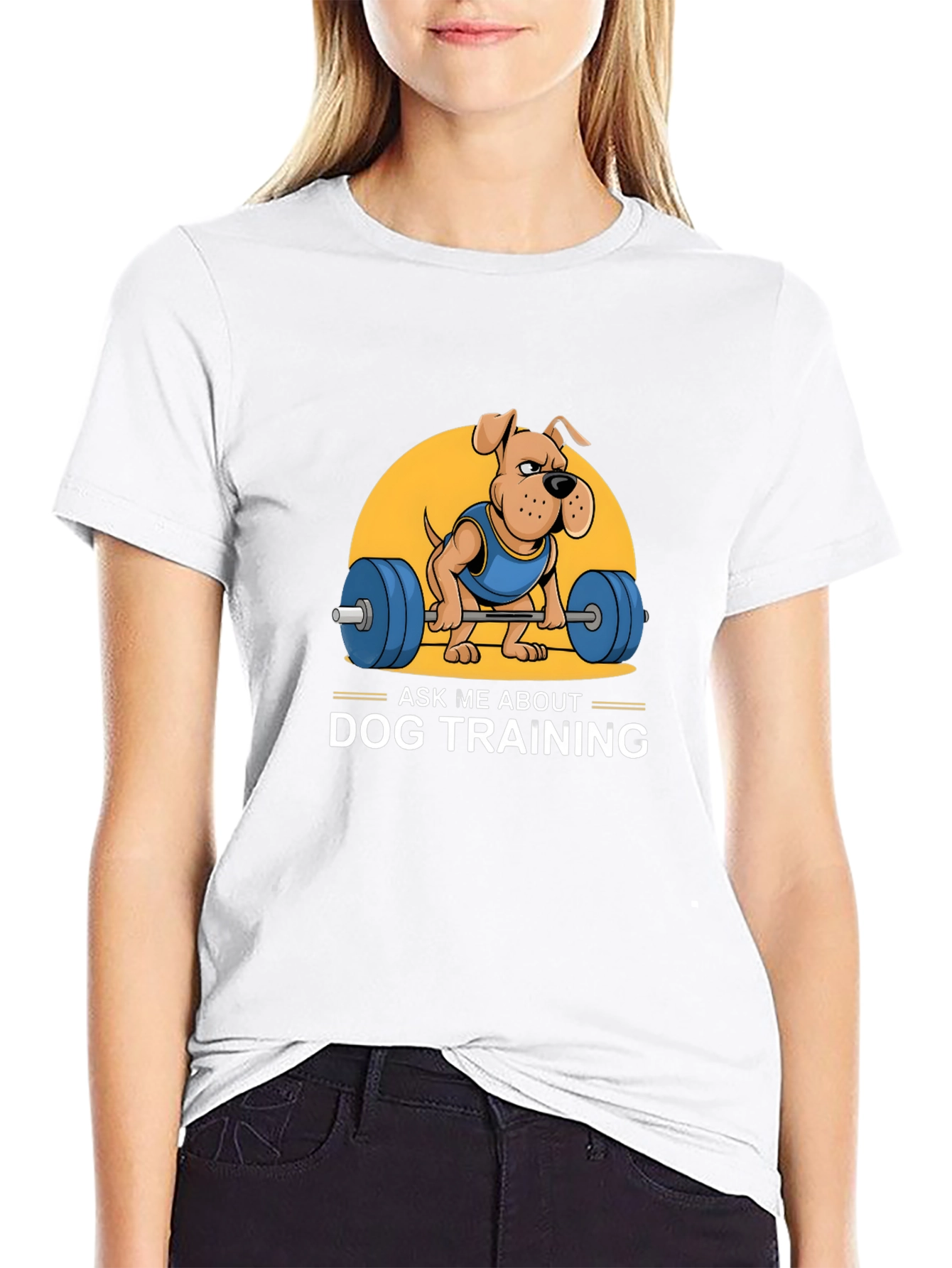 Dog Training T-Shirt - Weightlifting Graphic Tee