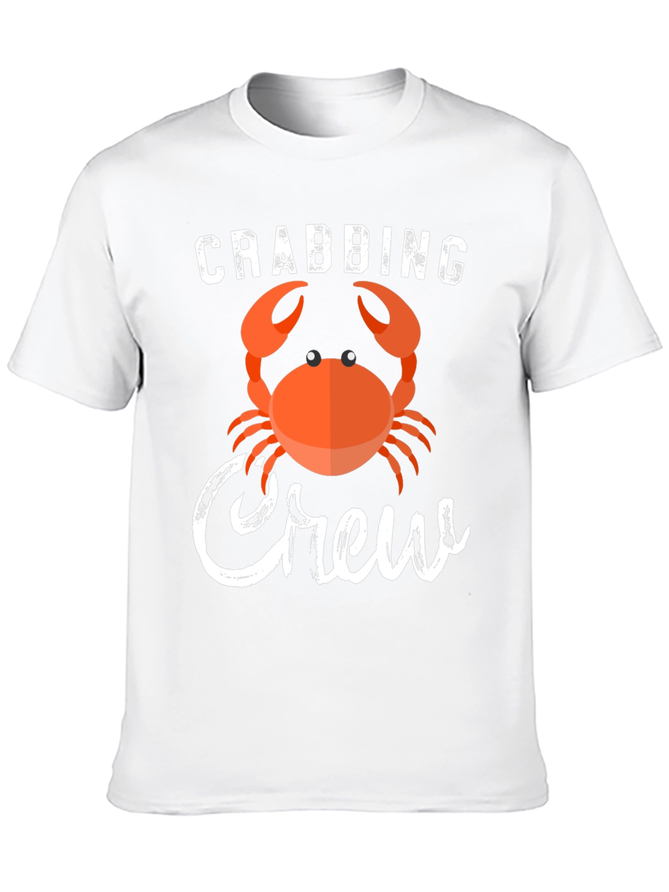 Crabbing Crew Graphic Tee - Black Cotton T-Shirt