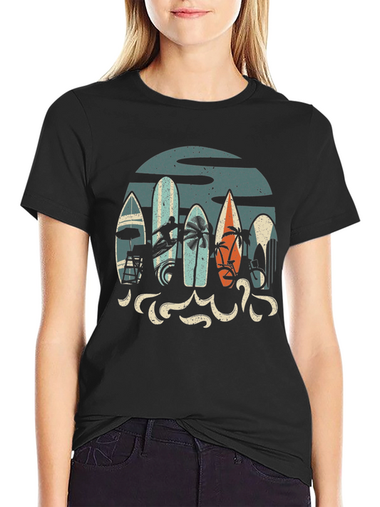 Retro Surfboard Tee