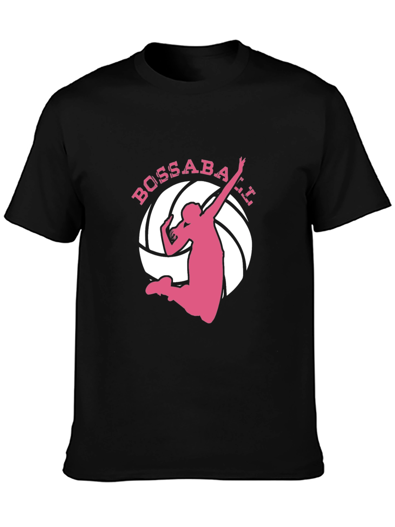 Bossaball Graphic Tee - Black Cotton T-Shirt