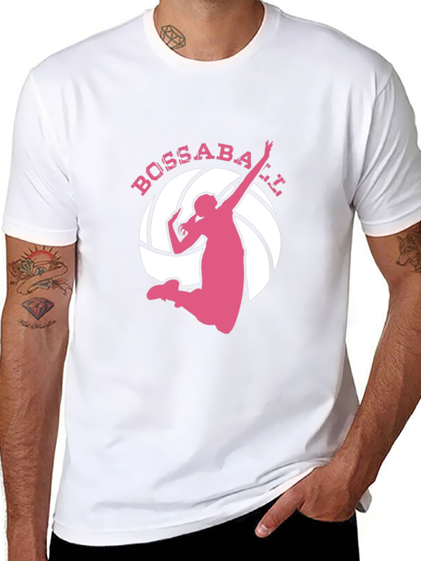Bossaball Graphic Tee - Black Cotton T-Shirt