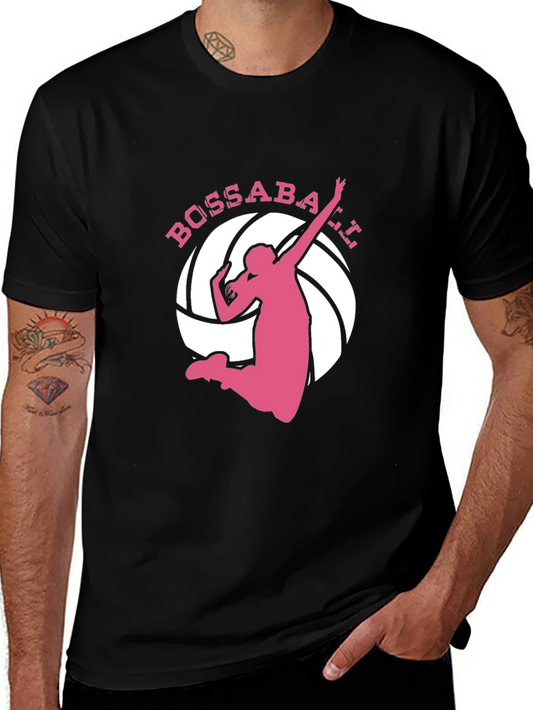 Bossaball Graphic Tee - Black Cotton T-Shirt
