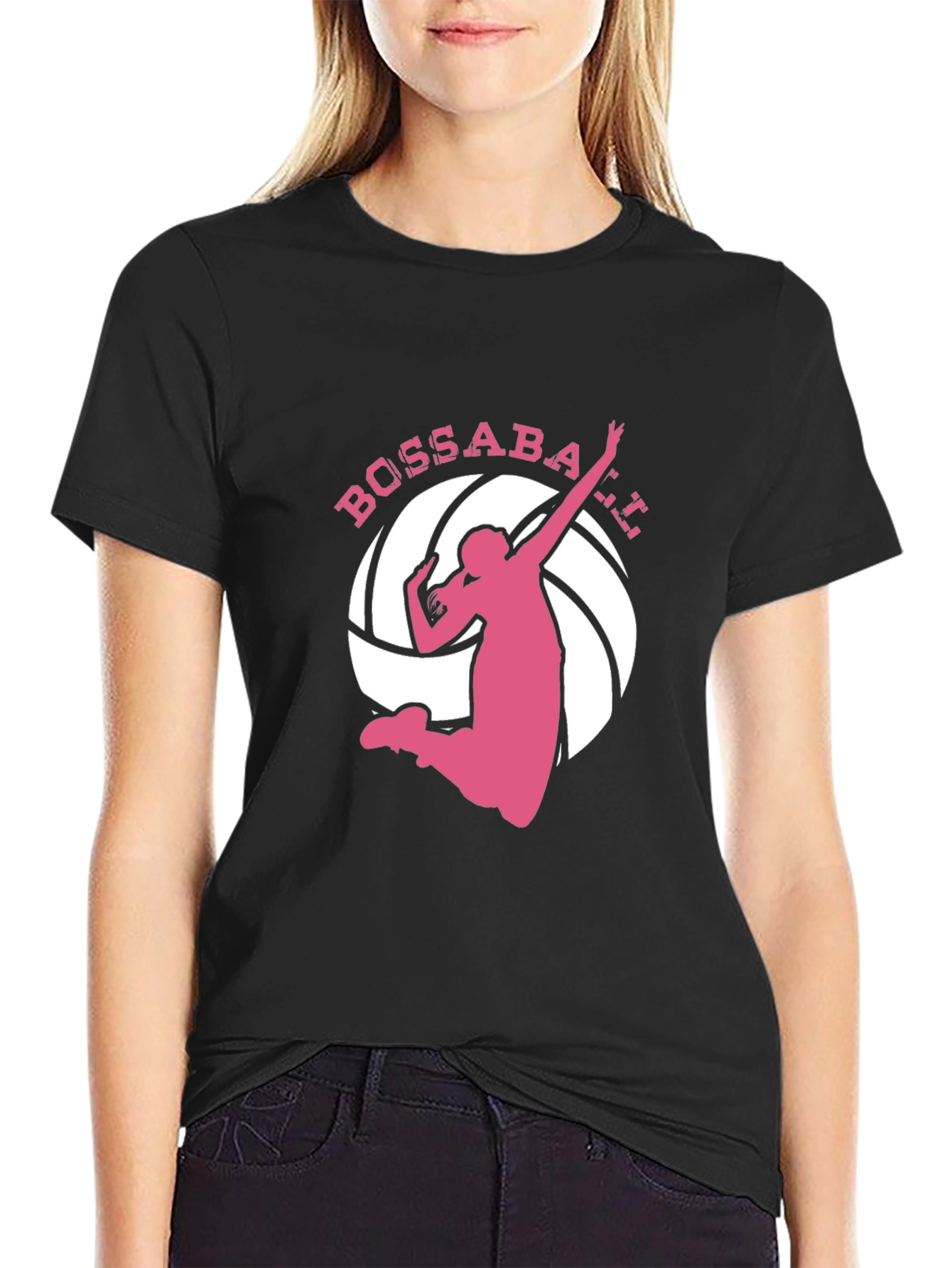 Bossaball Graphic Tee - Black Cotton T-Shirt