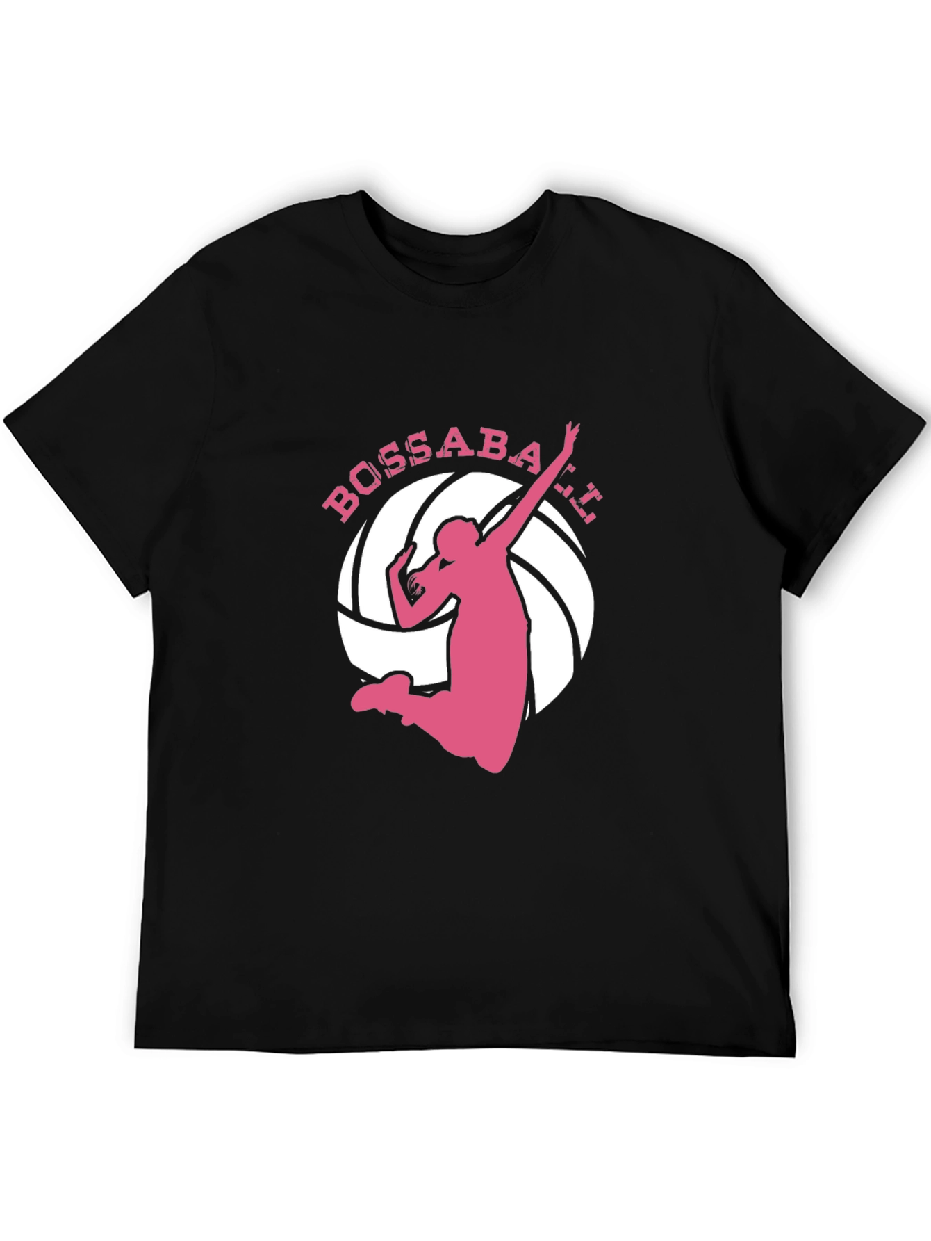 Bossaball Graphic Tee - Black Cotton T-Shirt