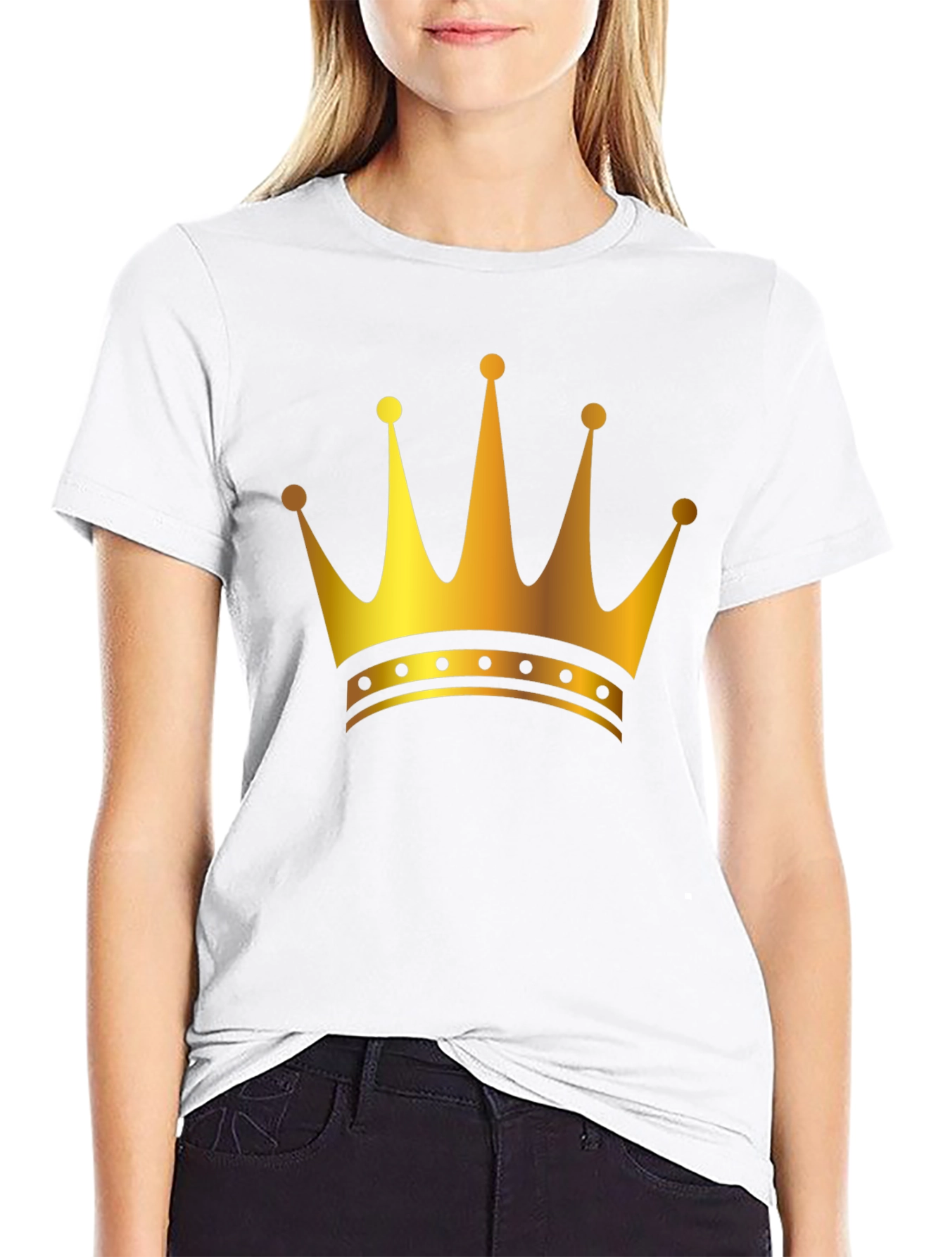 Royal Crown Graphic Black T-Shirt