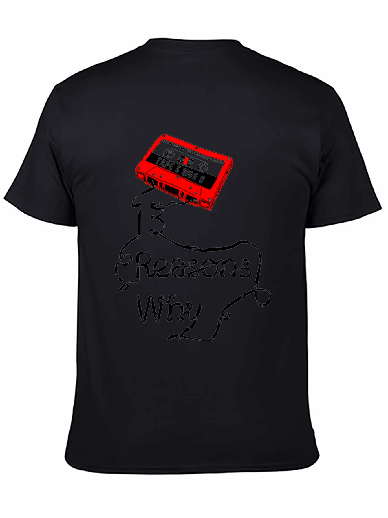 13 Reasons Why Graphic T-Shirt - Cassette Tape Design