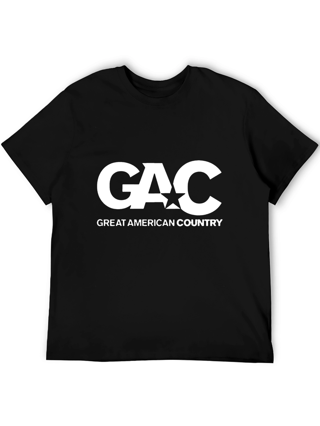 GAC Great American Country Black T-Shirt
