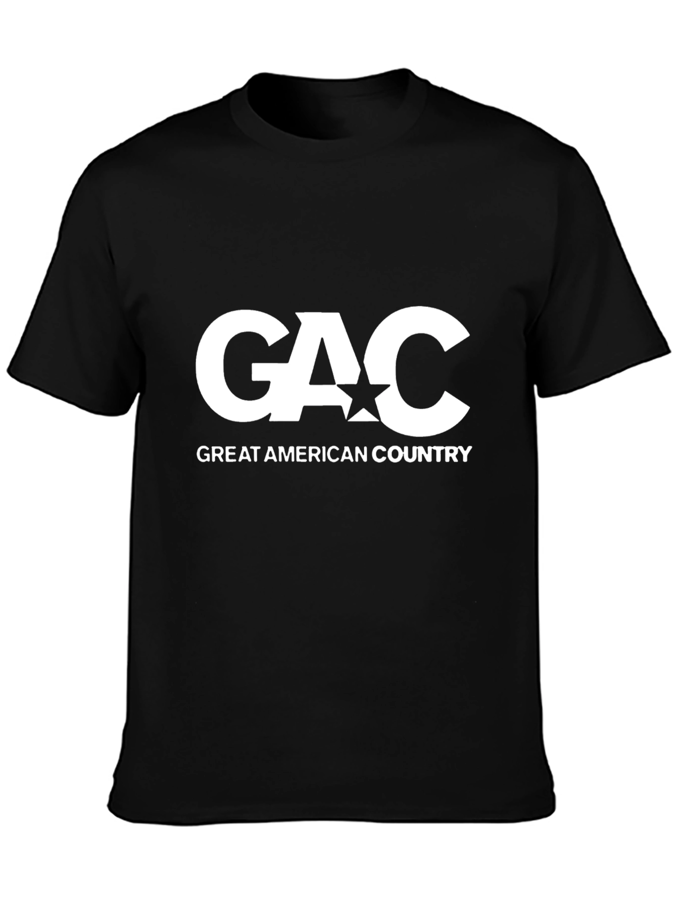 GAC Great American Country Black T-Shirt