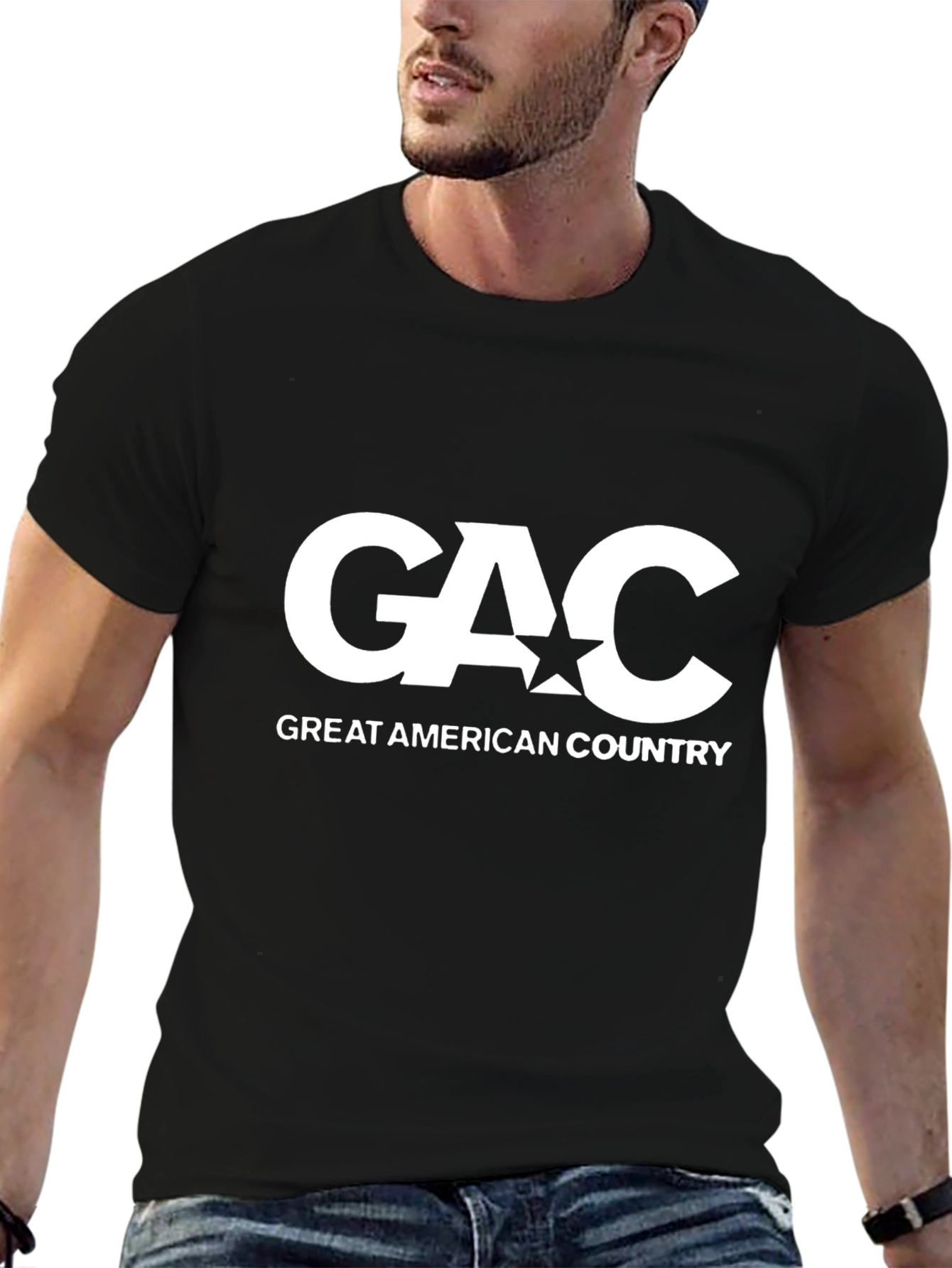 GAC Great American Country Black T-Shirt