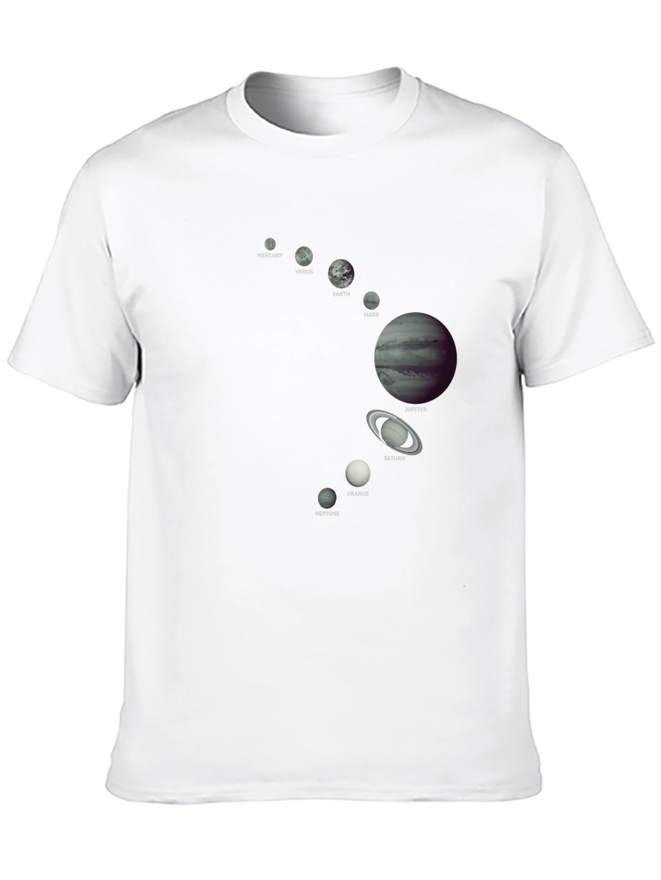 Planets Graphic Tee - Astronomy Space T-Shirt