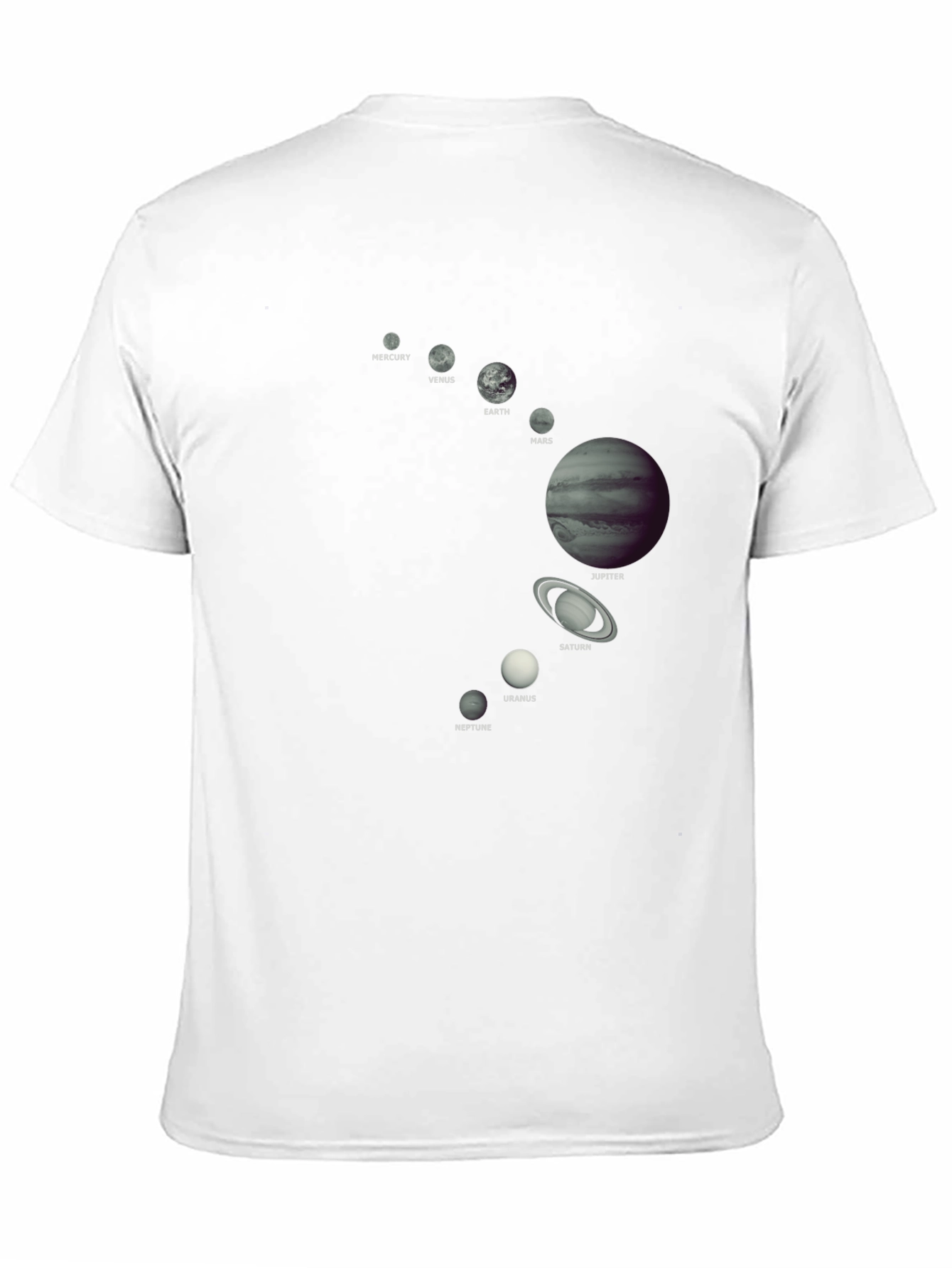 Planets Graphic Tee - Astronomy Space T-Shirt