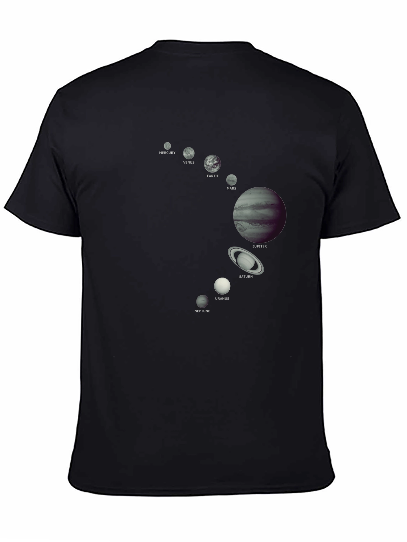 Planets Graphic Tee - Astronomy Space T-Shirt