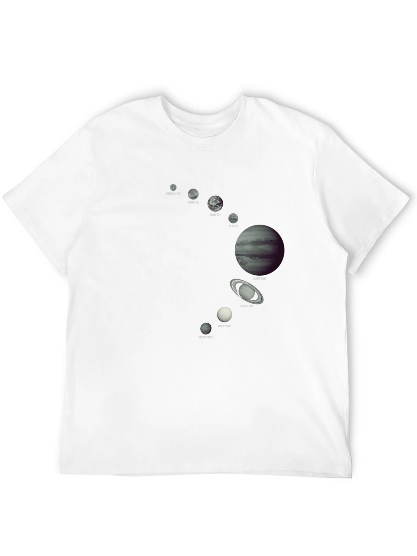Planets Graphic Tee - Astronomy Space T-Shirt