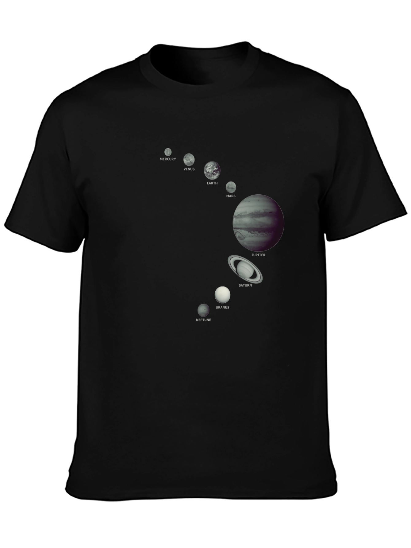 Planets Graphic Tee - Astronomy Space T-Shirt