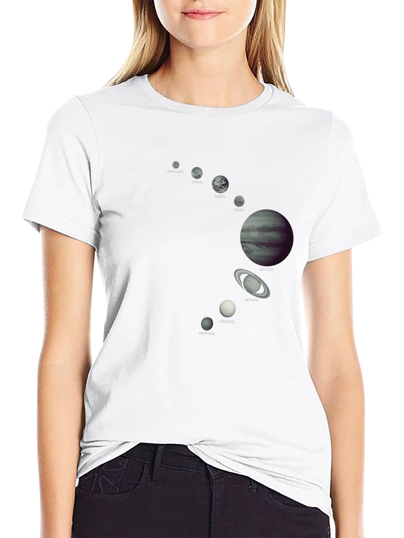 Planets Graphic Tee - Astronomy Space T-Shirt
