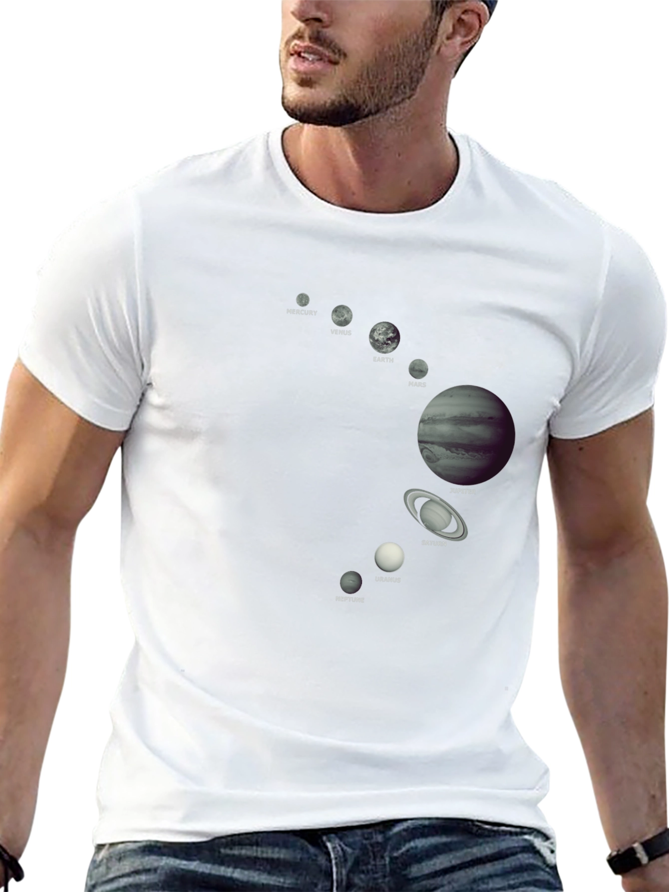 Planets Graphic Tee - Astronomy Space T-Shirt
