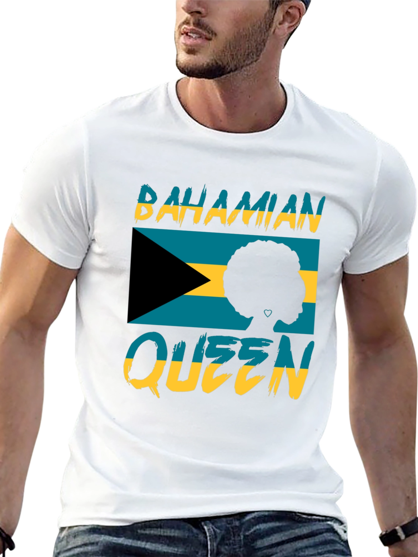 Bahamian Queen Black T-Shirt