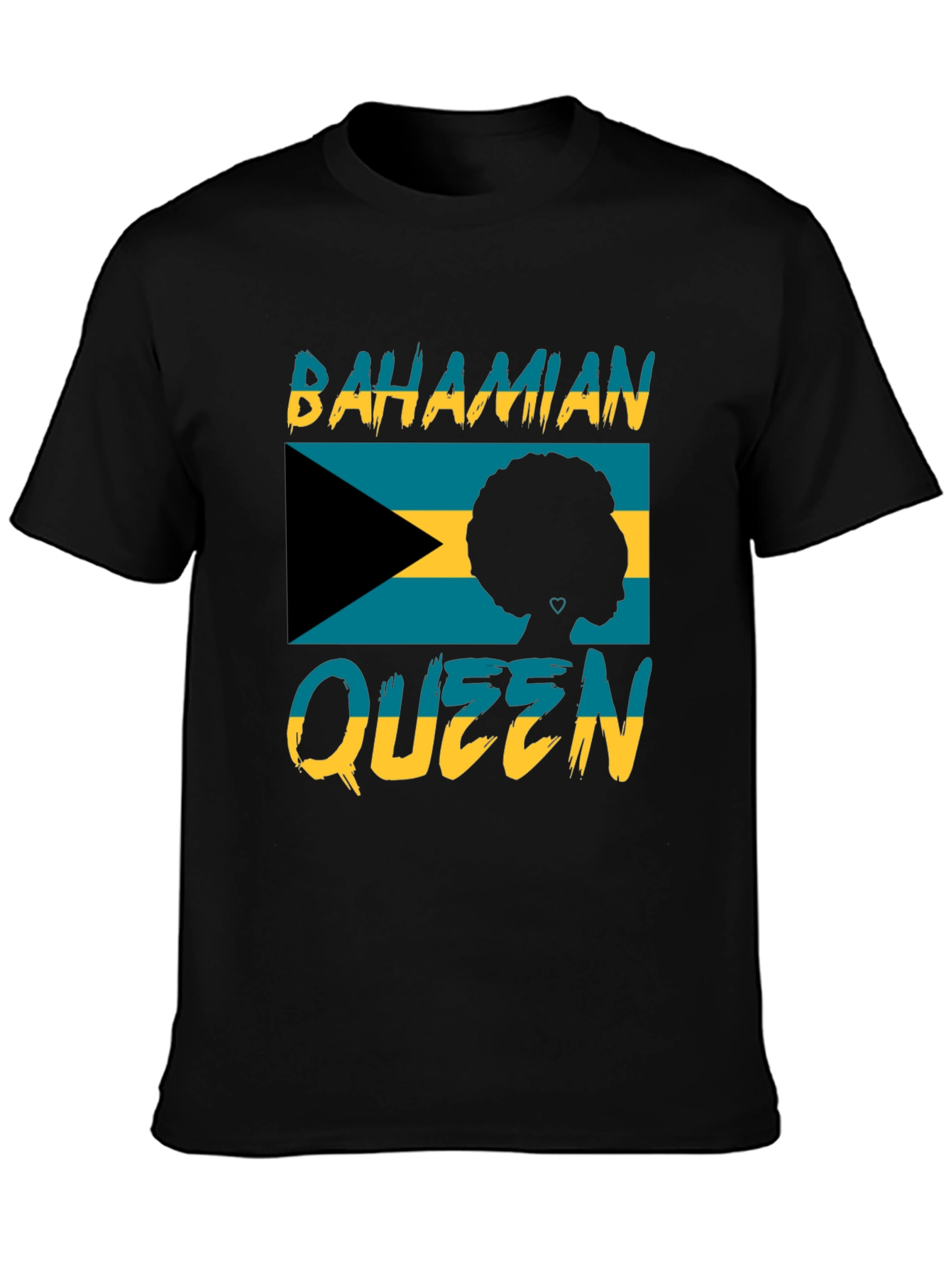 Bahamian Queen Black T-Shirt