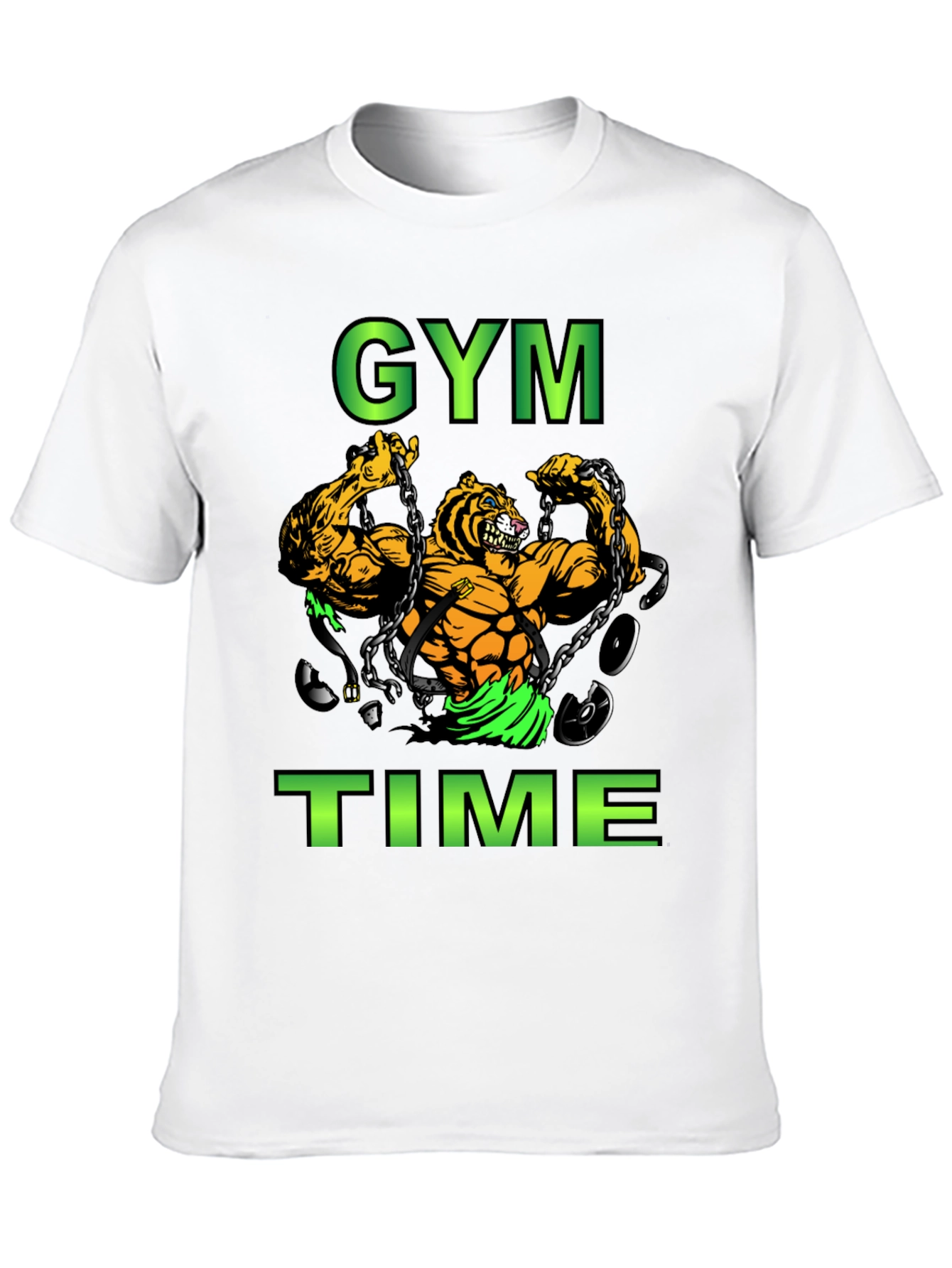 Gym Time Tiger Graphic T-Shirt