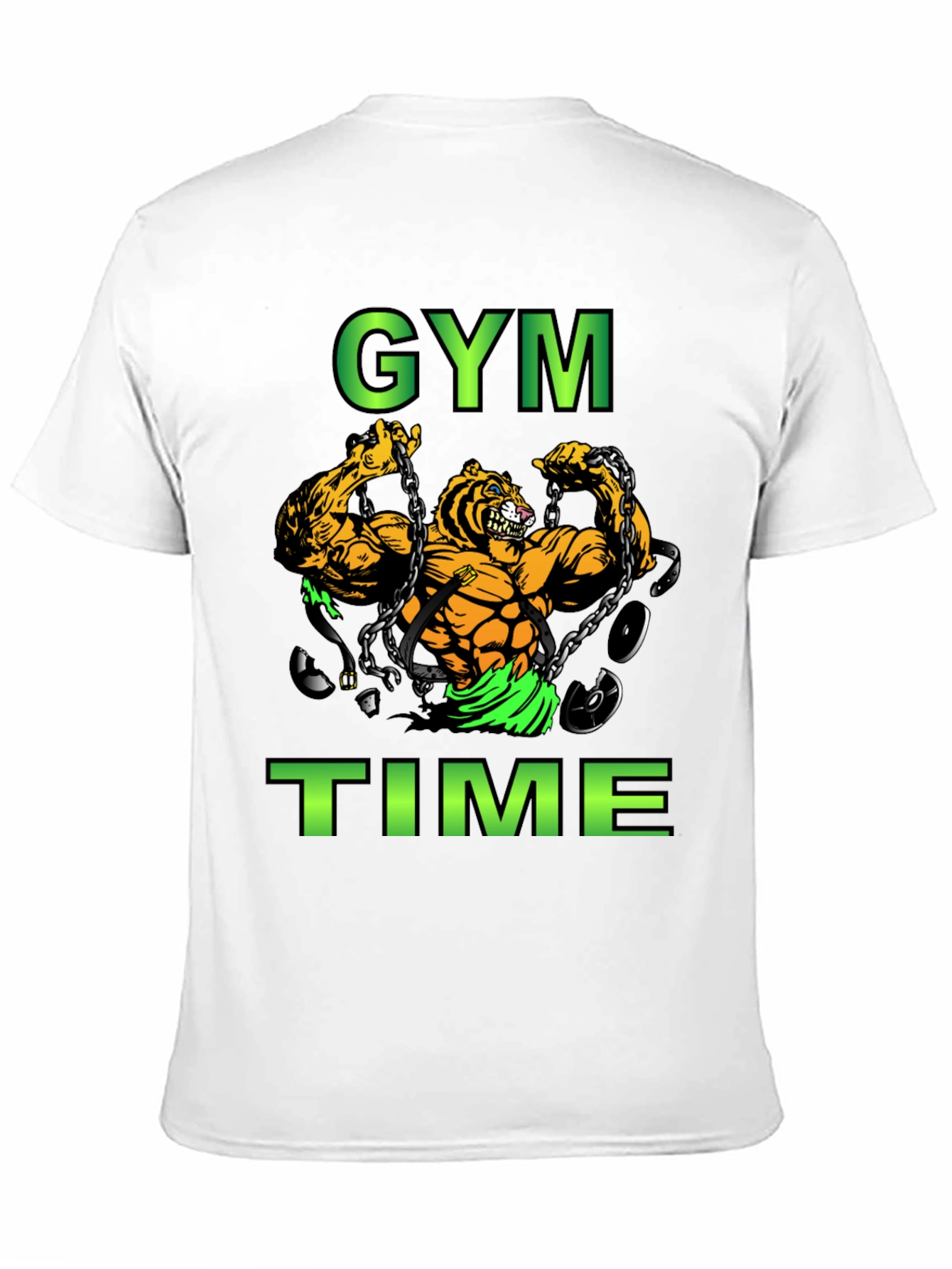 Gym Time Tiger Graphic T-Shirt
