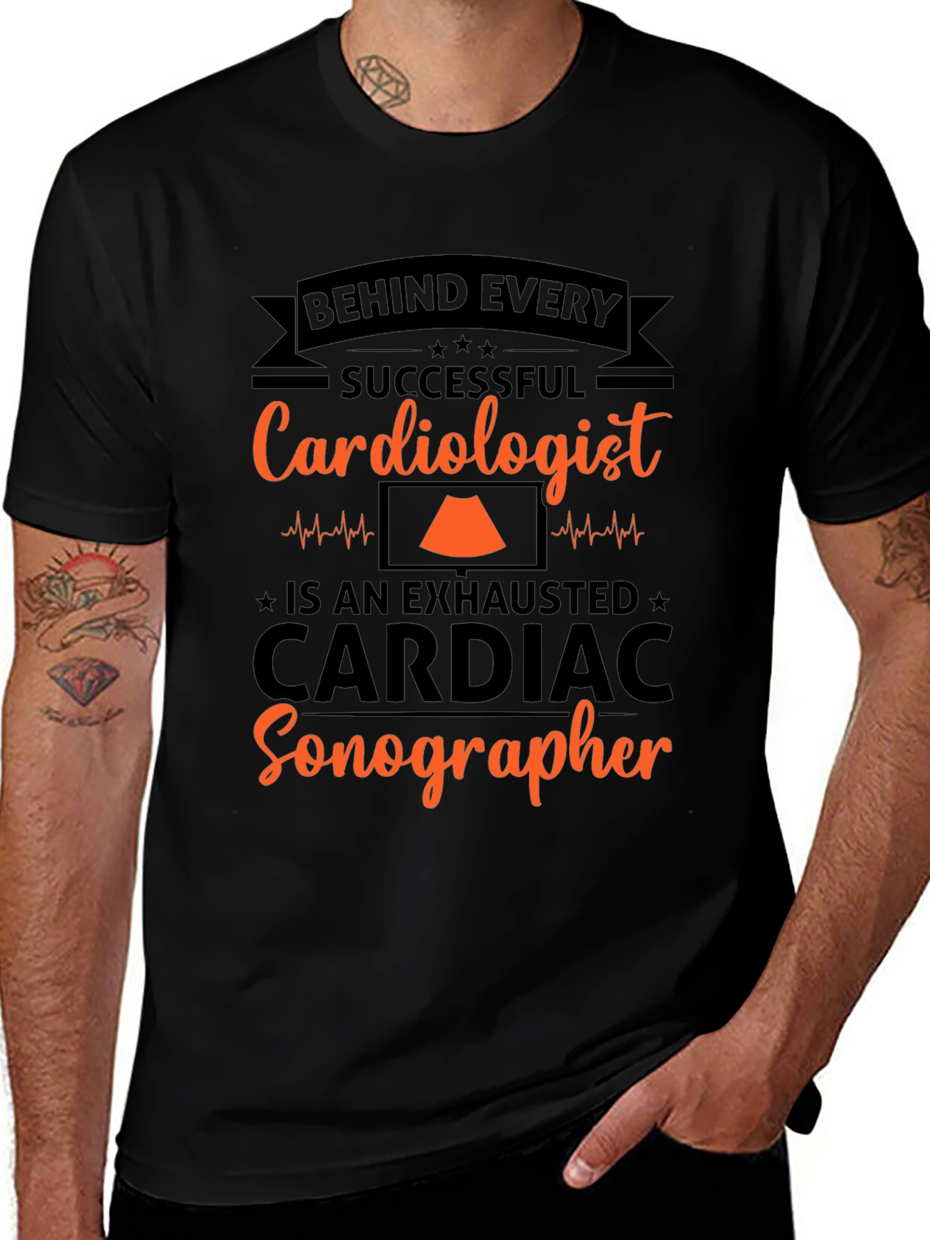 Funny Cardiologist Sonographer T-Shirt