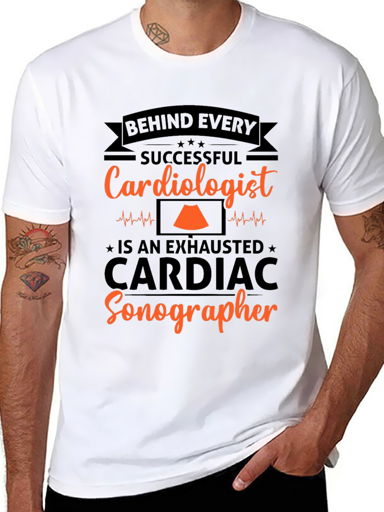 Funny Cardiologist Sonographer T-Shirt