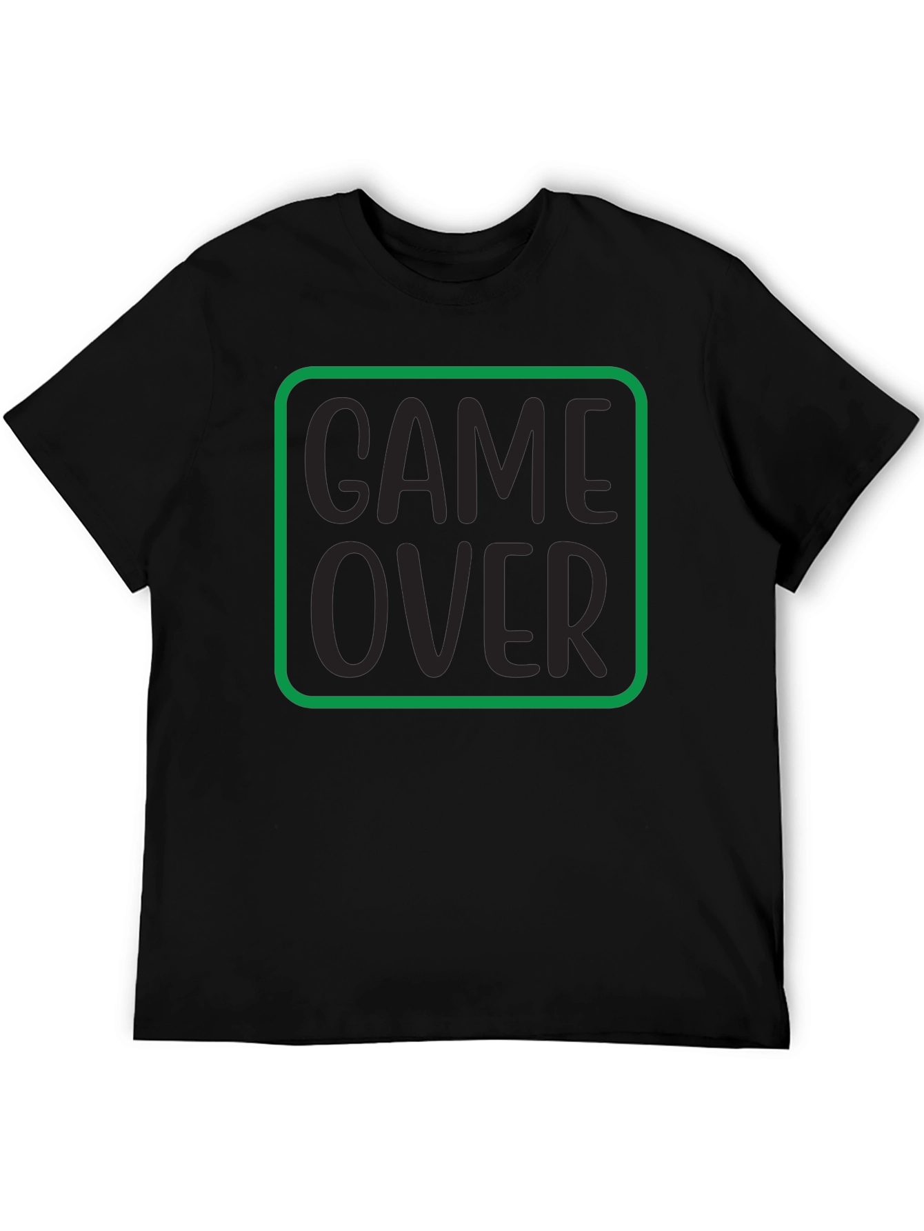 Game Over Graphic Tee - Black