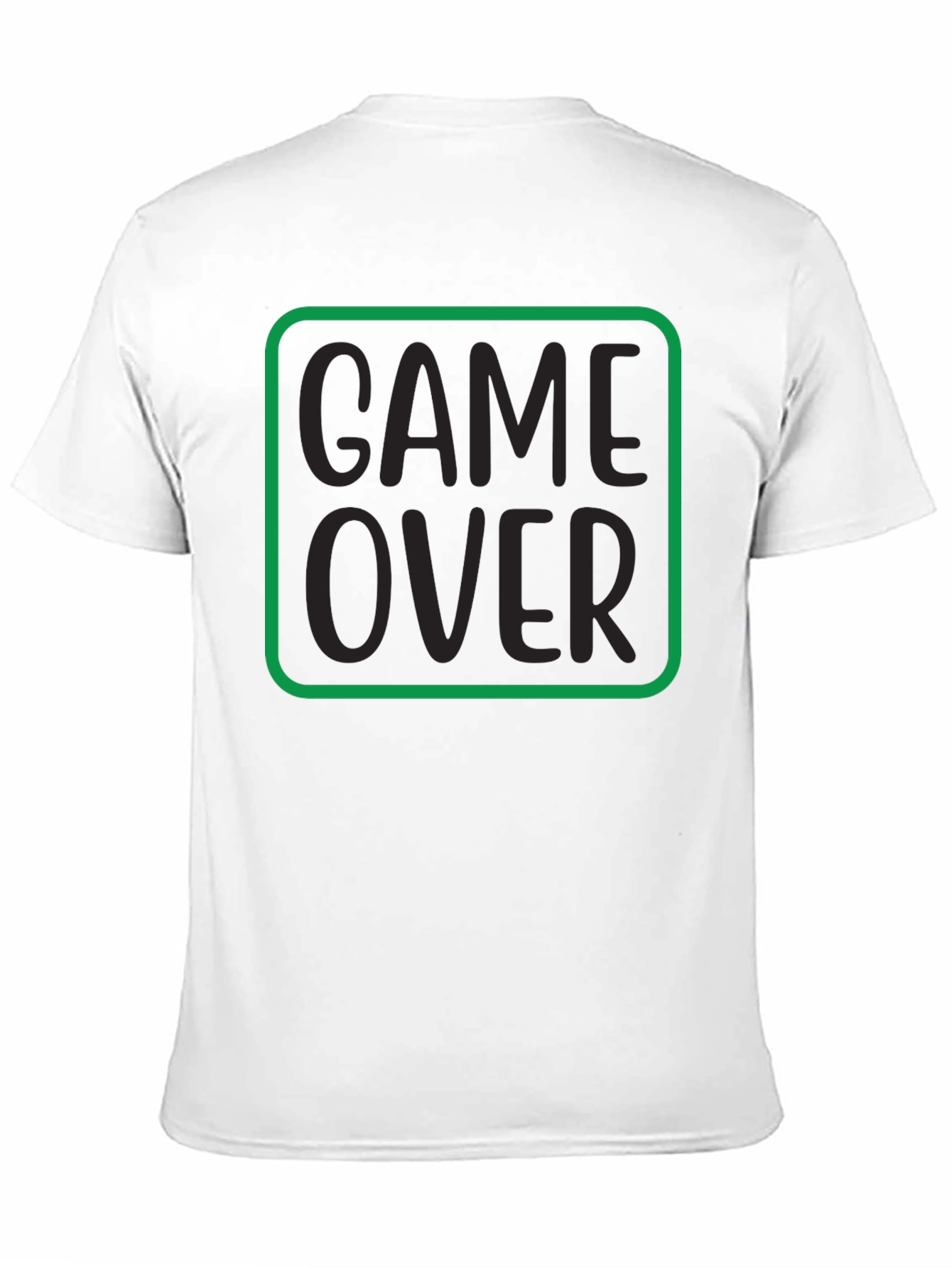 Game Over Graphic Tee - Black