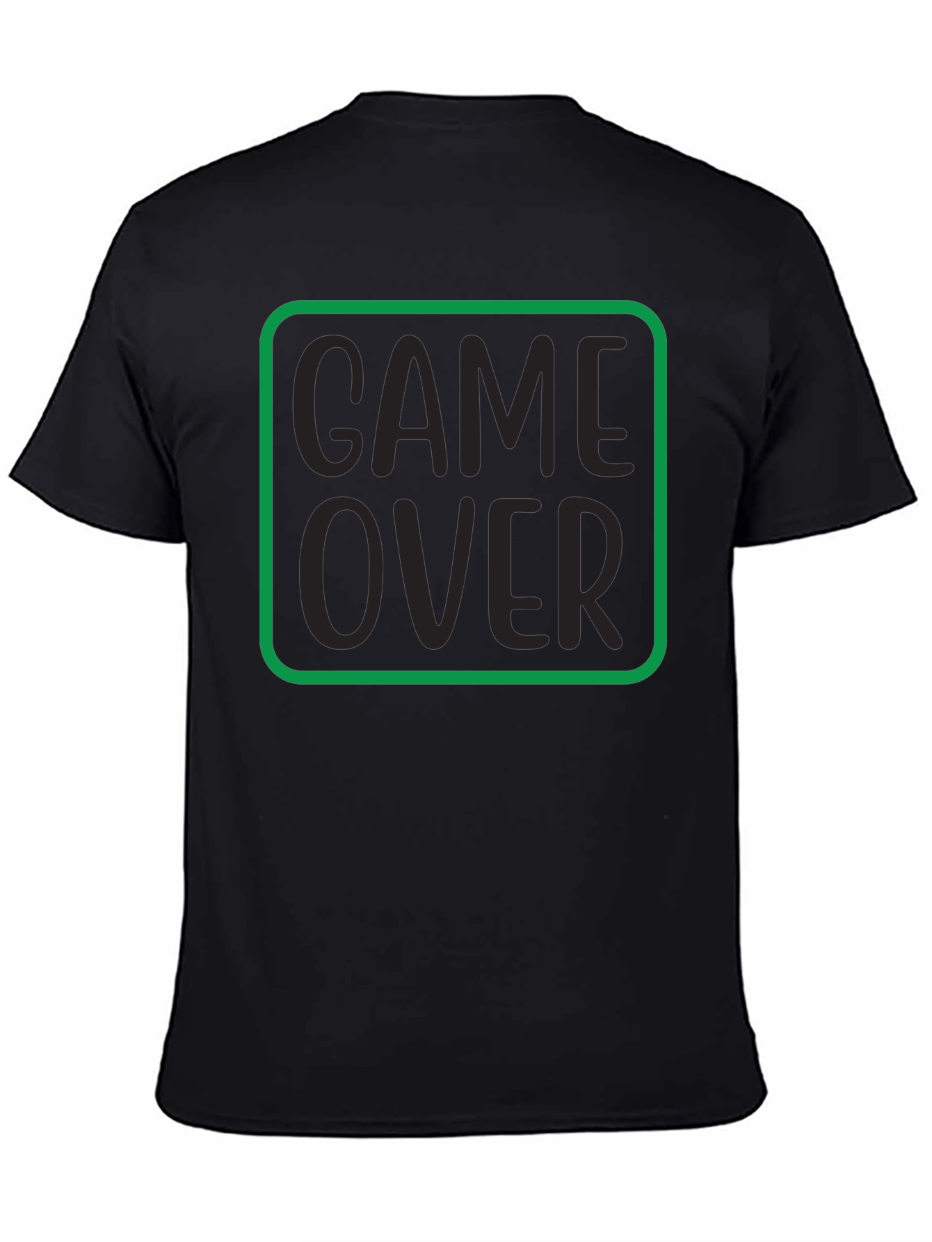 Game Over Graphic Tee - Black