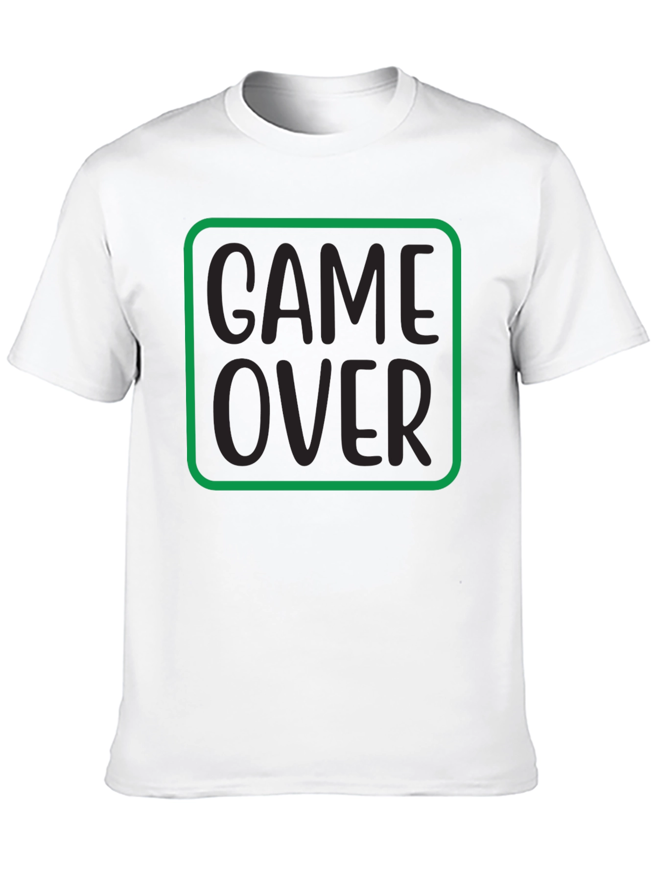 Game Over Graphic Tee - Black