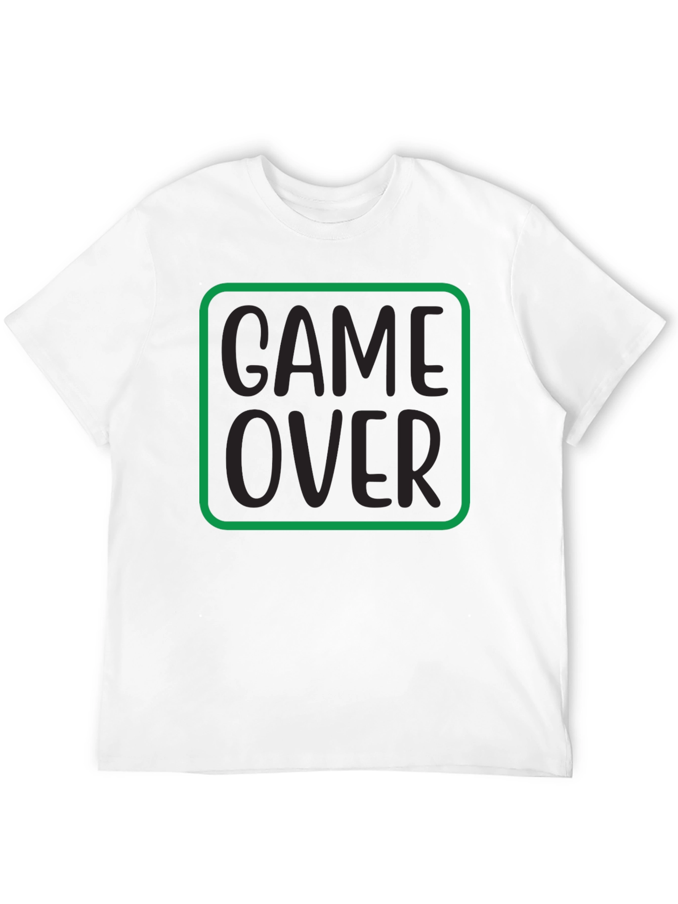 Game Over Graphic Tee - Black