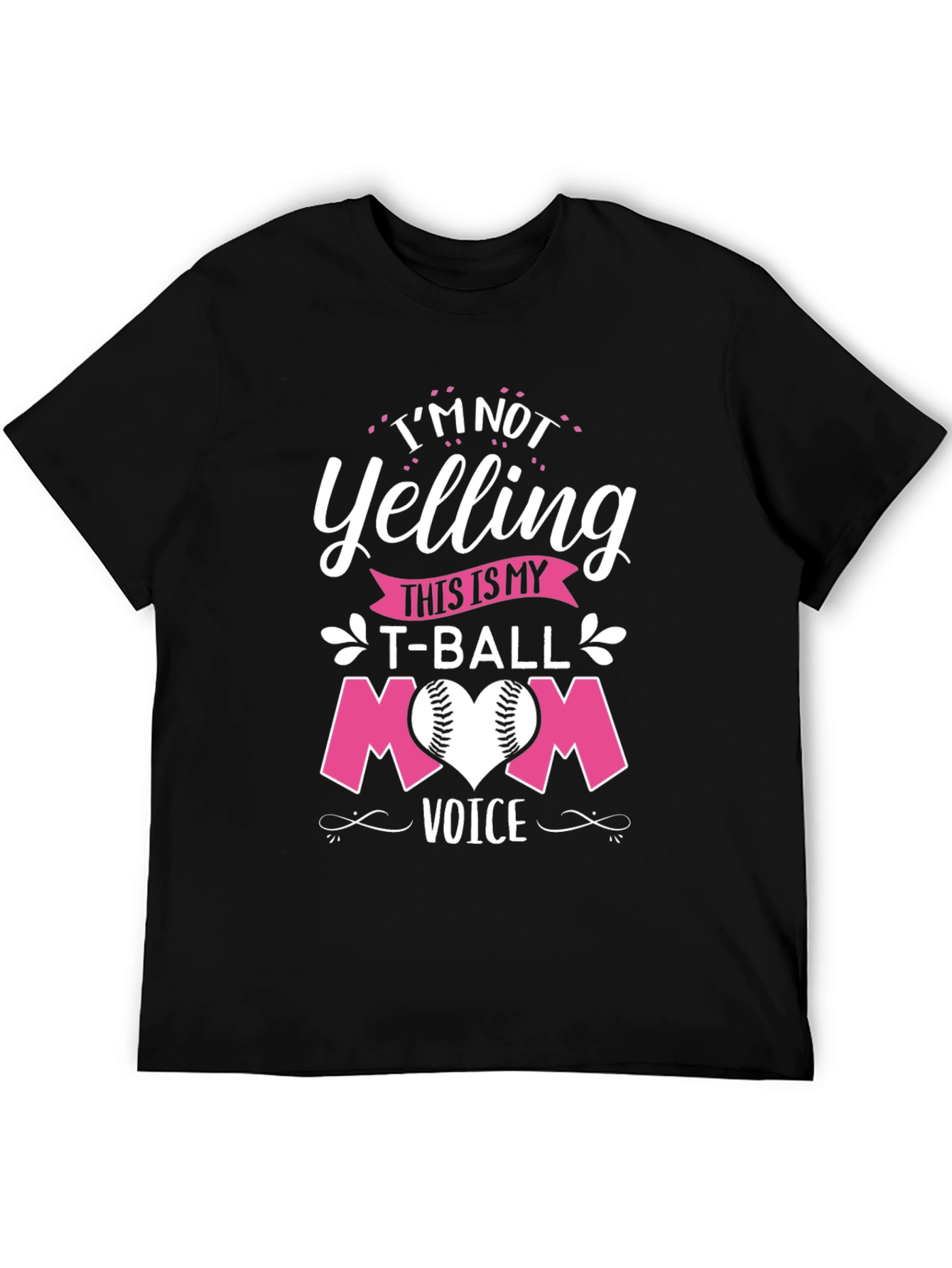 T-Ball Mom Graphic Tee - Fun Baseball Apparel