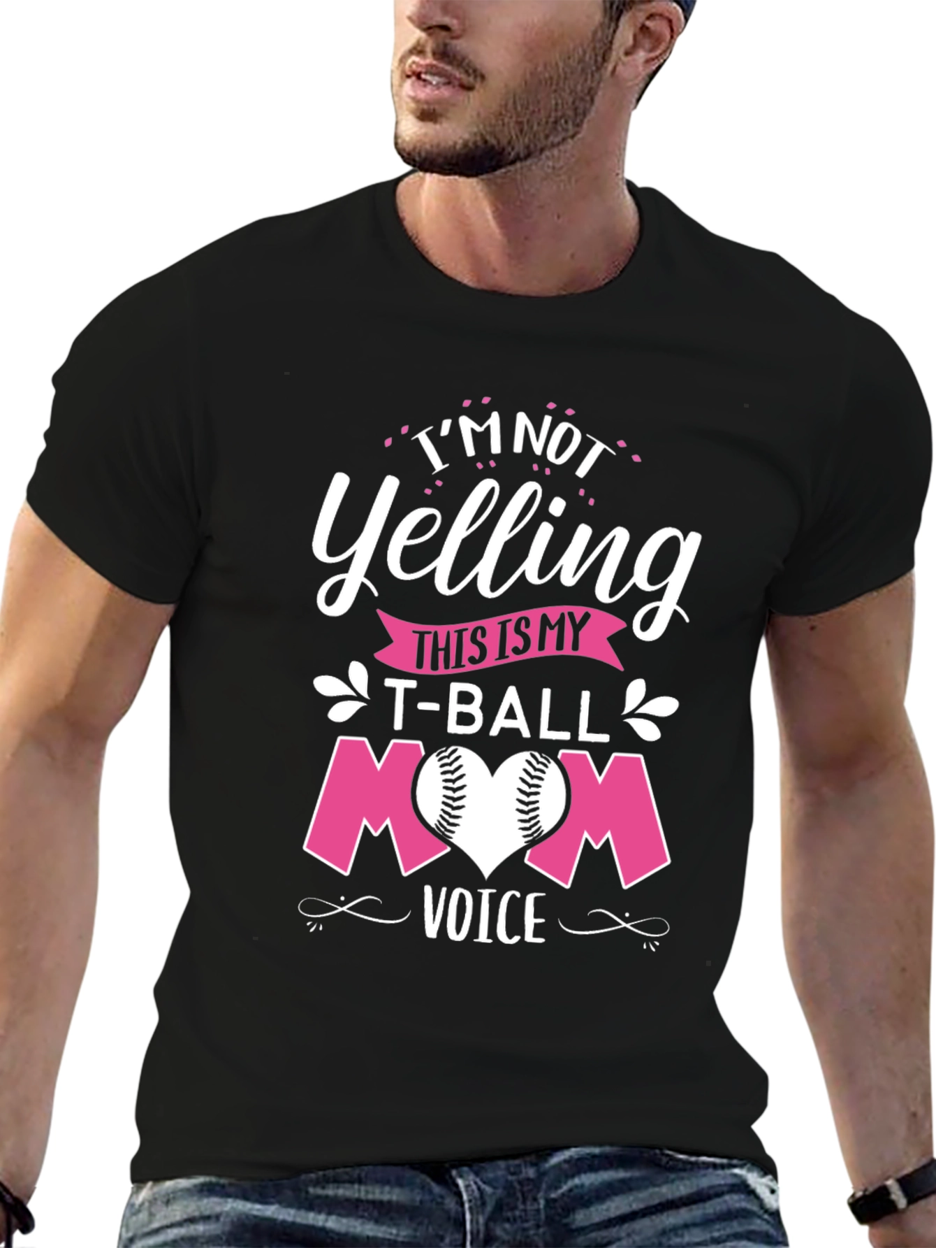 T-Ball Mom Graphic Tee - Fun Baseball Apparel