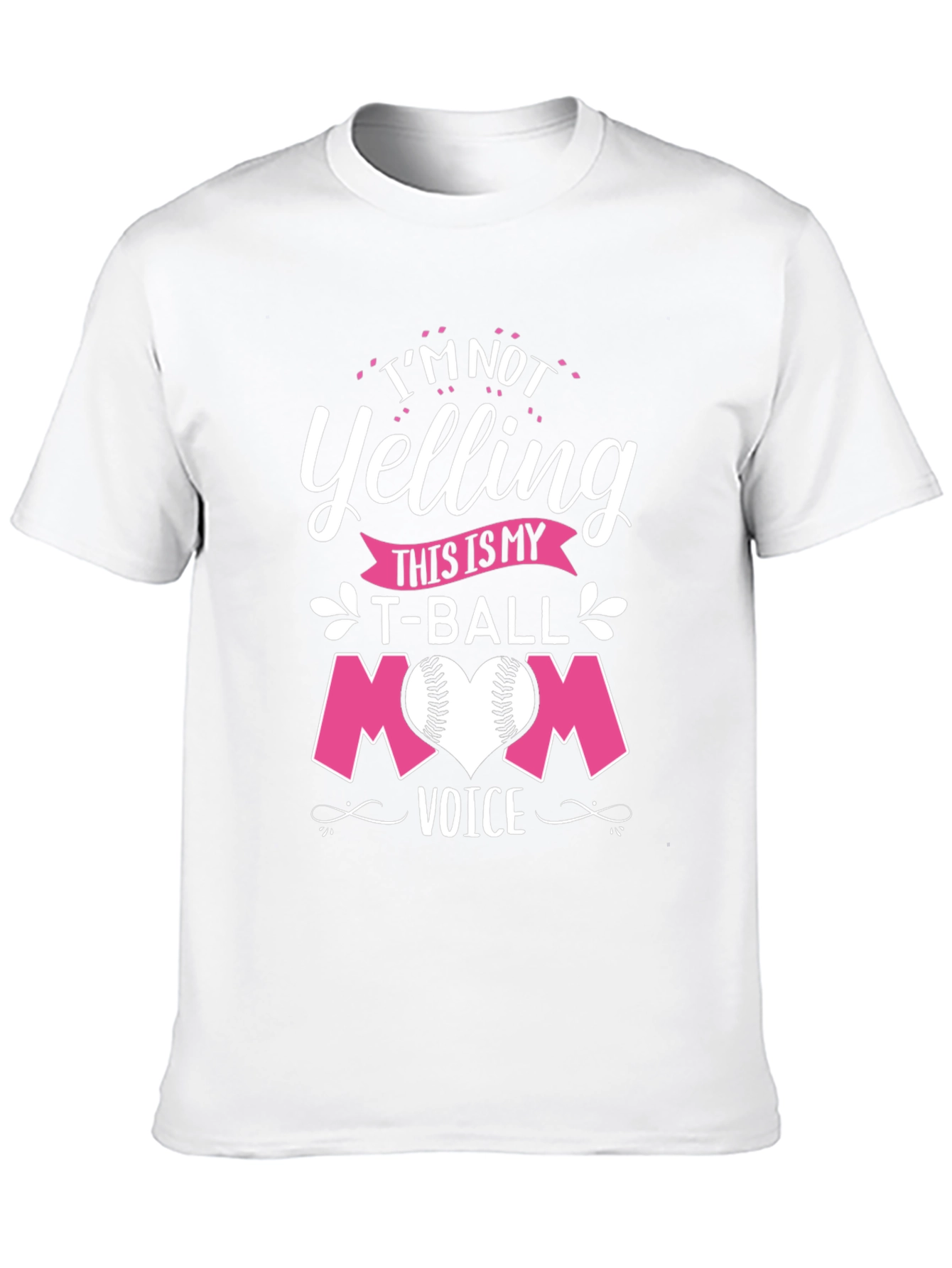 T-Ball Mom Graphic Tee - Fun Baseball Apparel