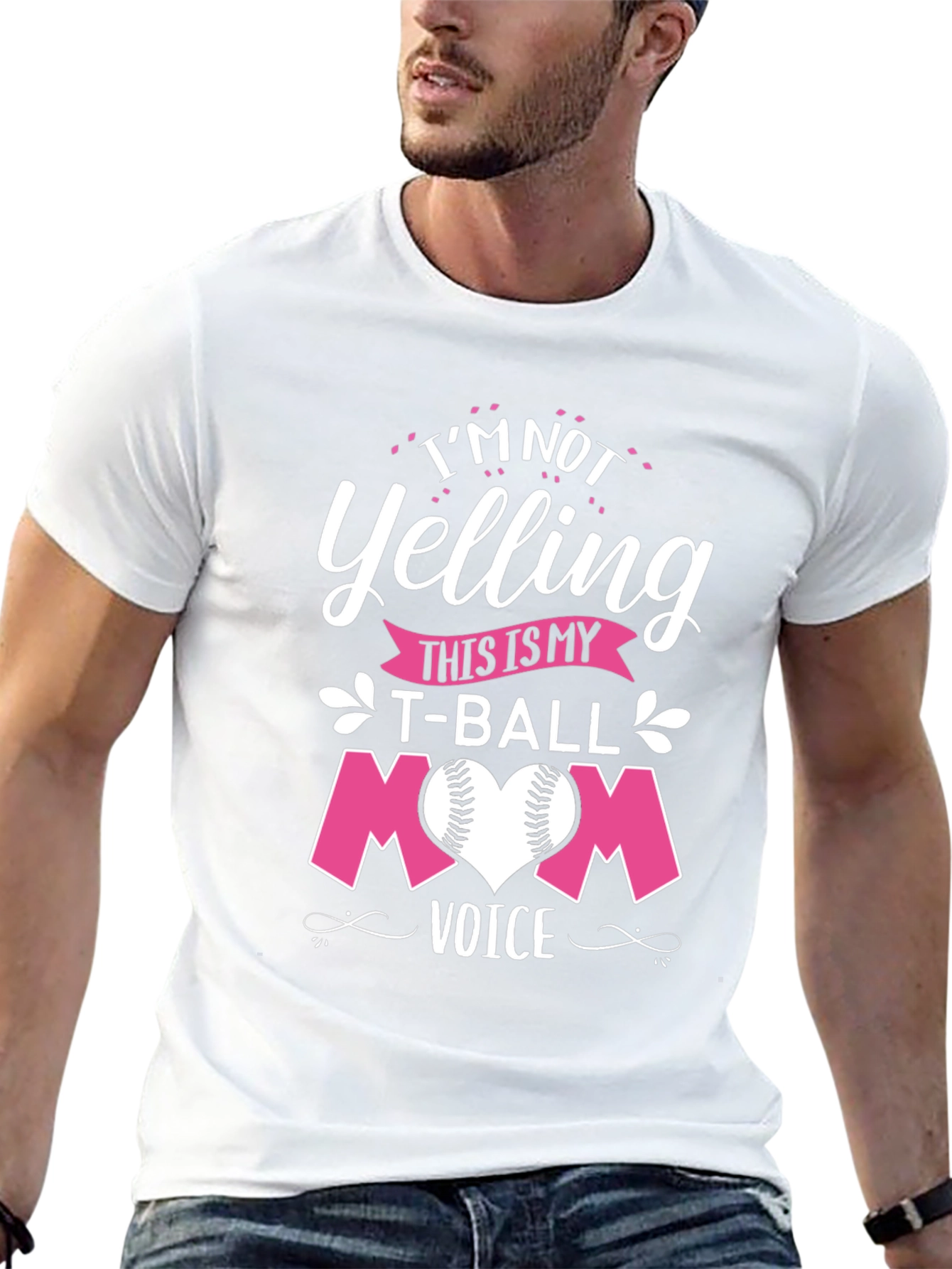 T-Ball Mom Graphic Tee - Fun Baseball Apparel