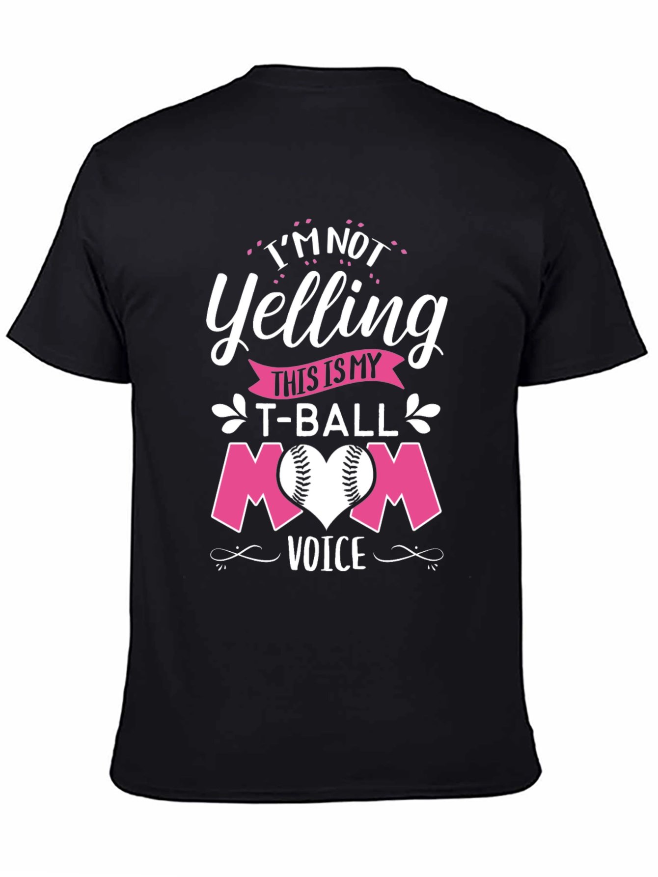 T-Ball Mom Graphic Tee - Fun Baseball Apparel
