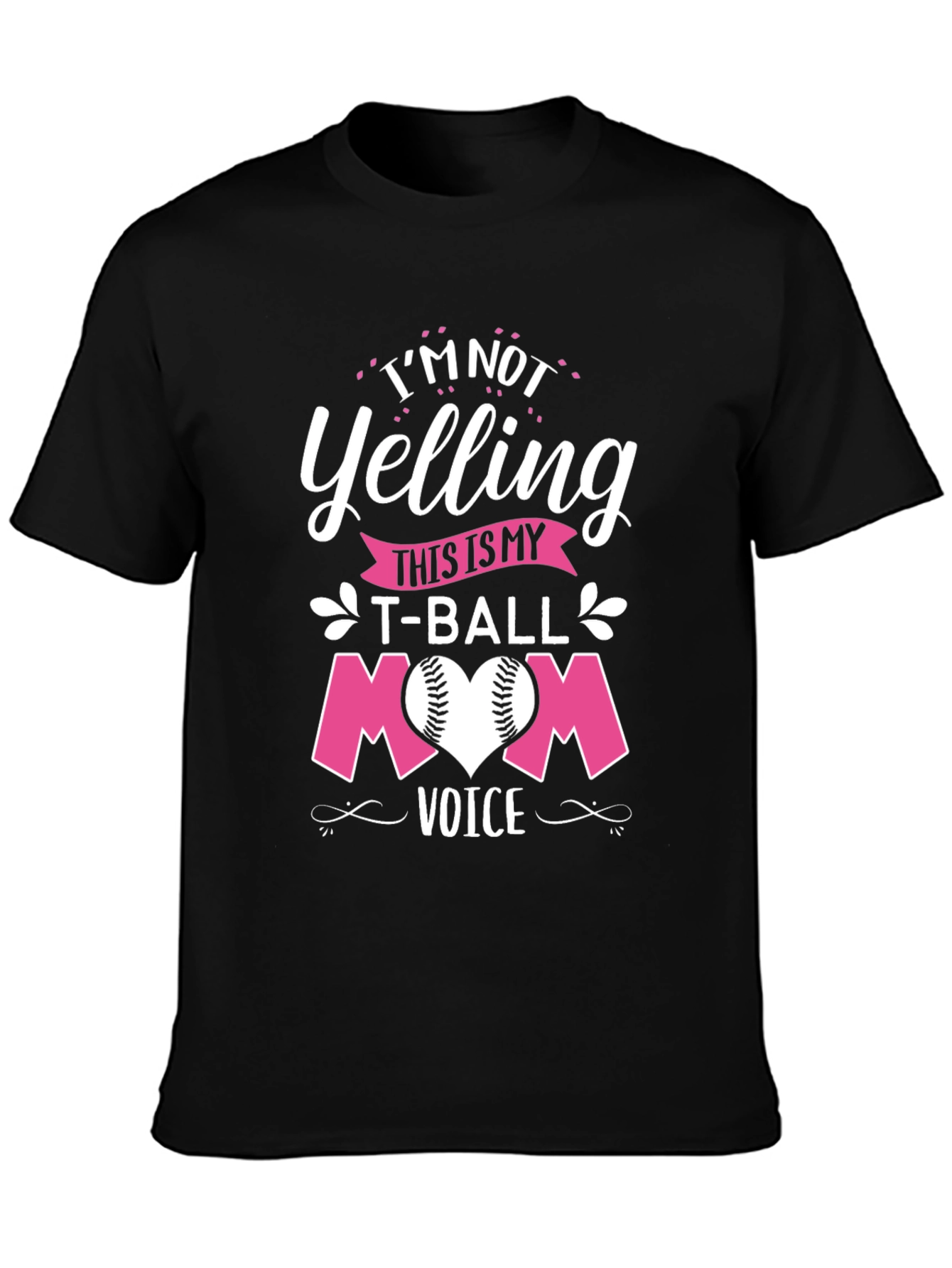 T-Ball Mom Graphic Tee - Fun Baseball Apparel