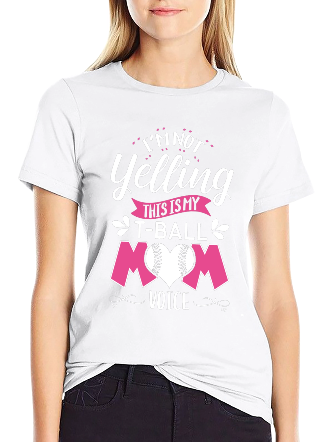 T-Ball Mom Graphic Tee - Fun Baseball Apparel