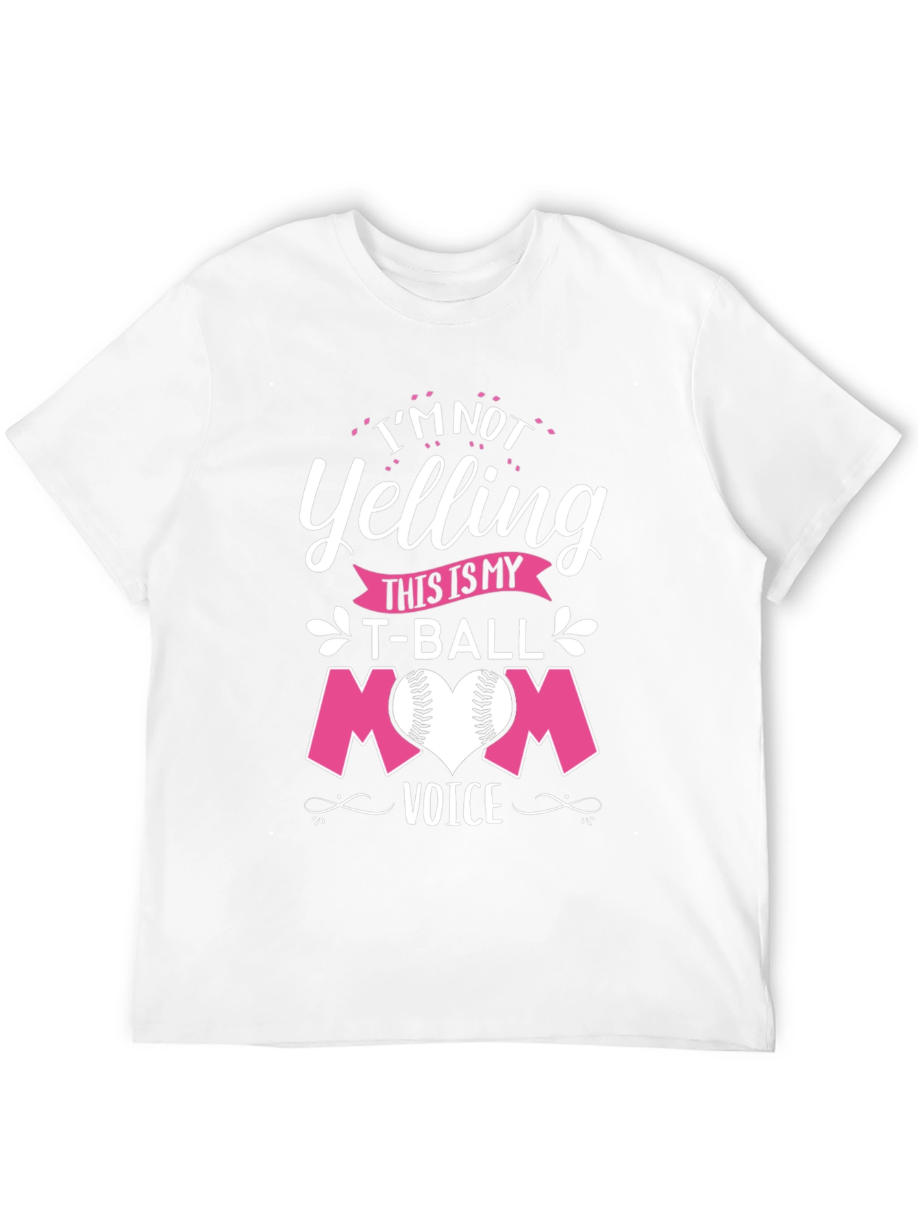 T-Ball Mom Graphic Tee - Fun Baseball Apparel