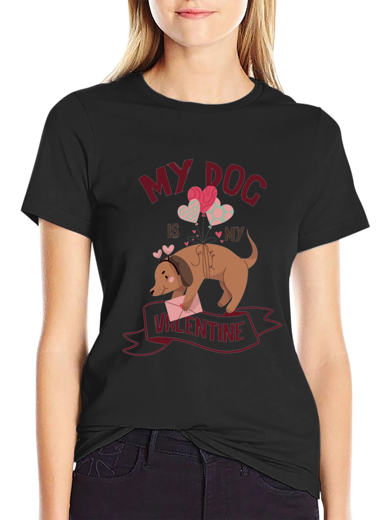 My Dog is My Valentine T-Shirt