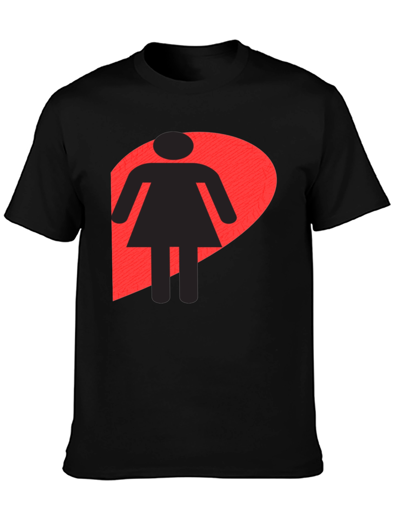 Girl Logo Black T-Shirt - Unisex Style