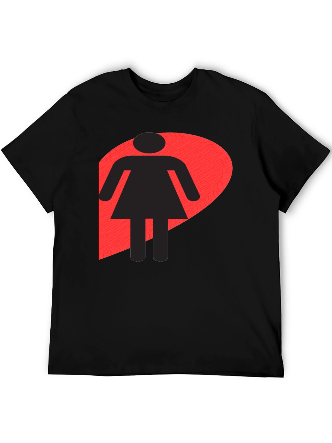 Girl Logo Black T-Shirt - Unisex Style