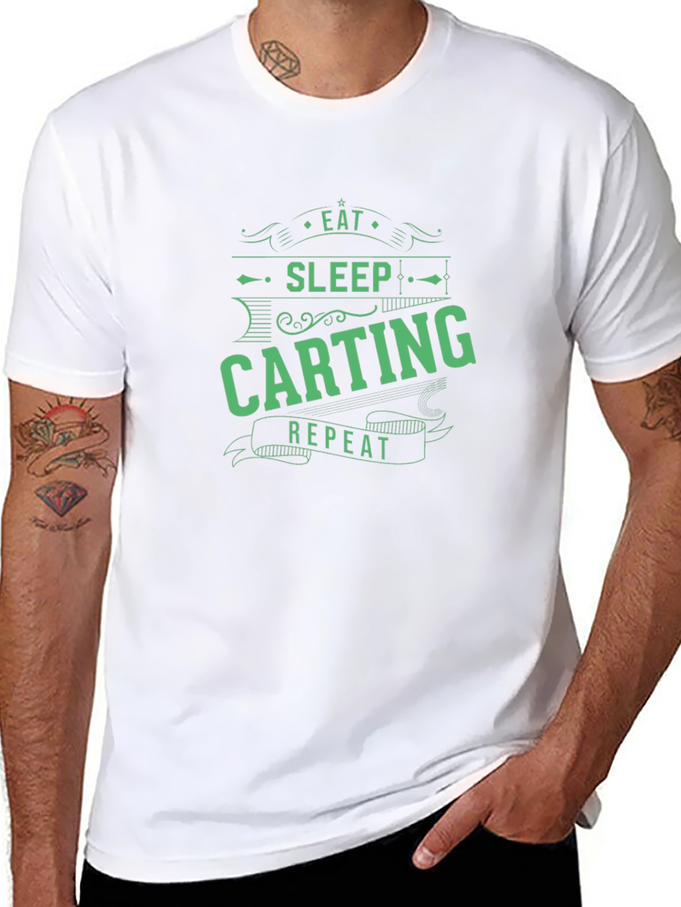 Eat Sleep Carting Repeat T-Shirt