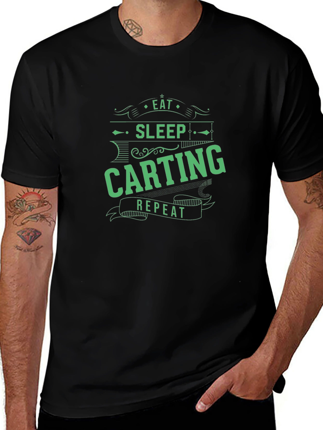 Eat Sleep Carting Repeat T-Shirt