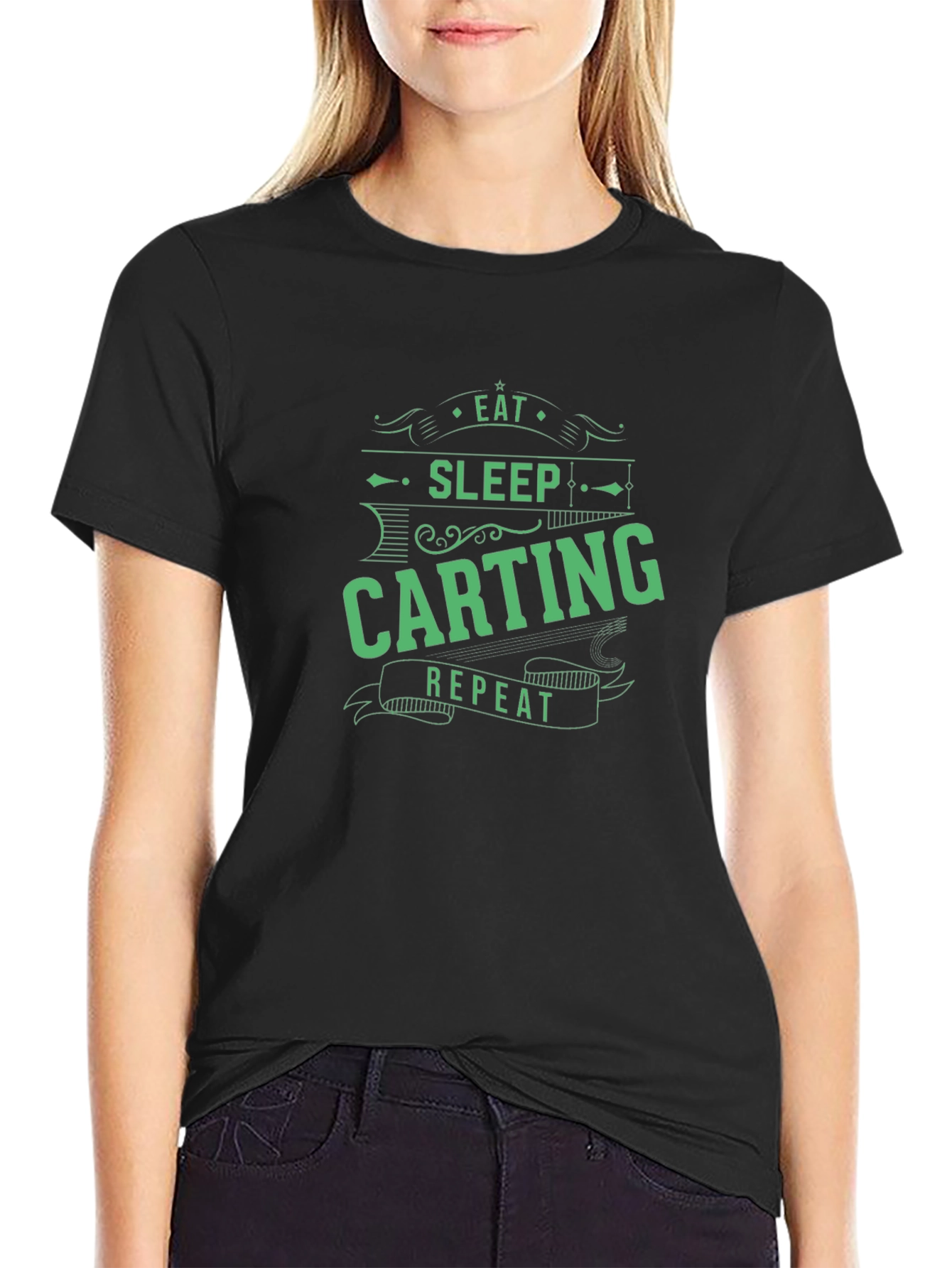 Eat Sleep Carting Repeat T-Shirt