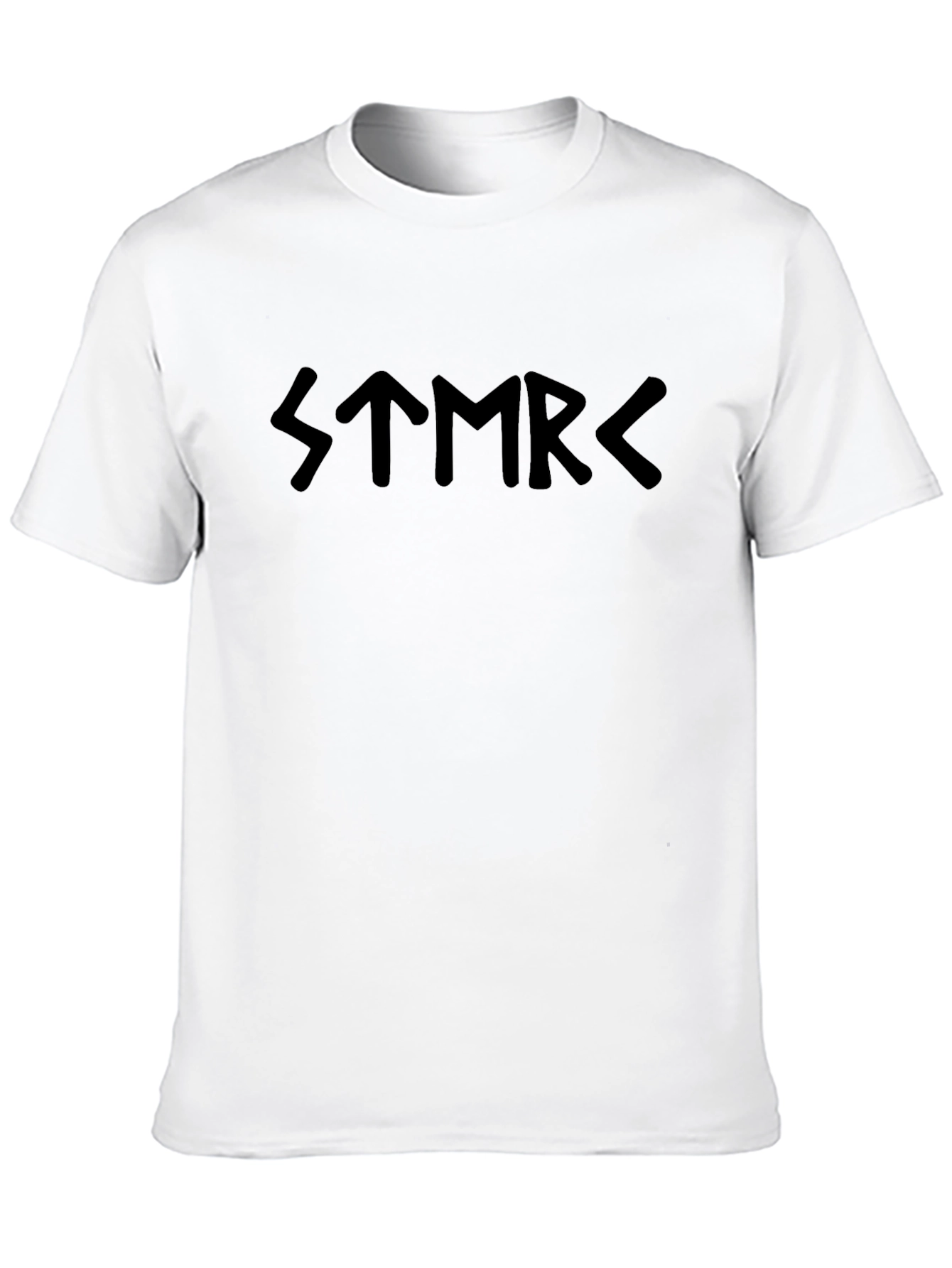 Rune Script Graphic T-Shirt - Black