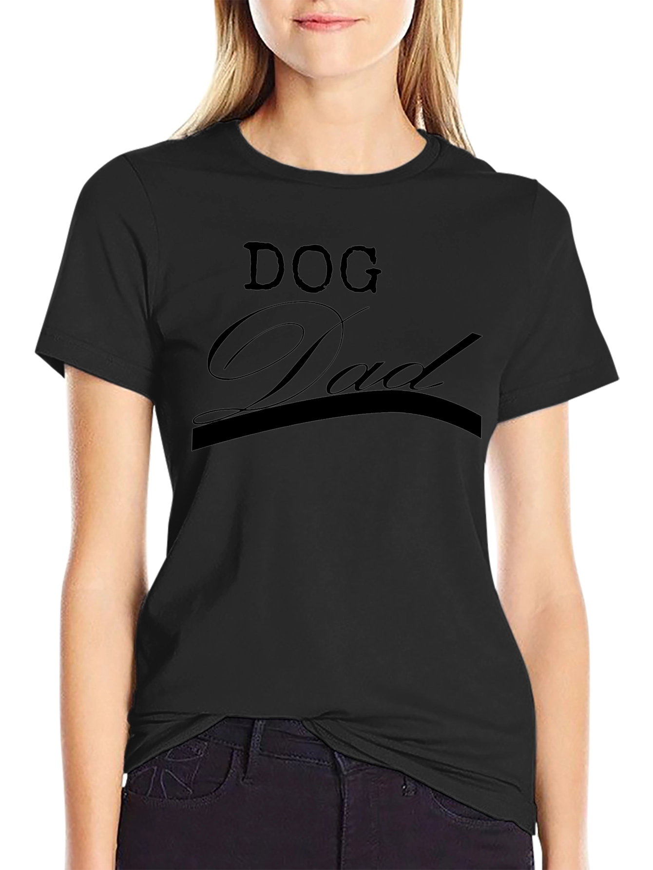 Dog Dad Black T-Shirt