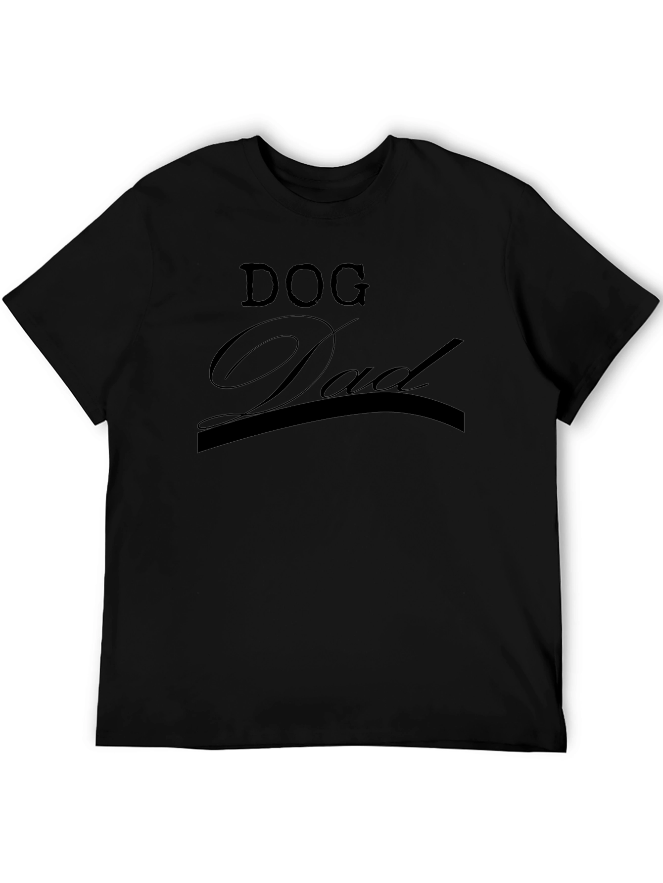 Dog Dad Black T-Shirt