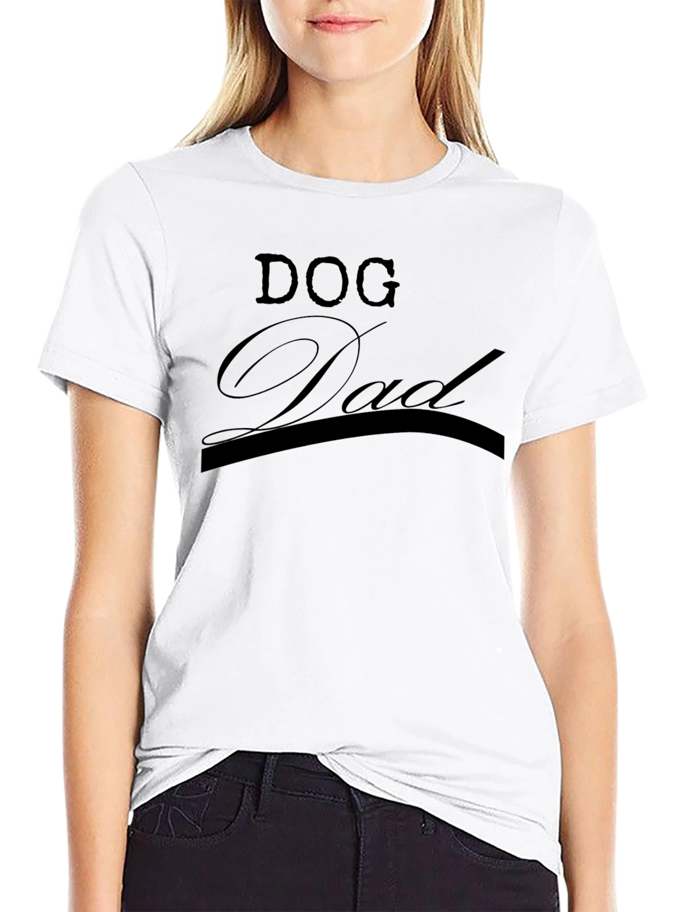 Dog Dad Black T-Shirt